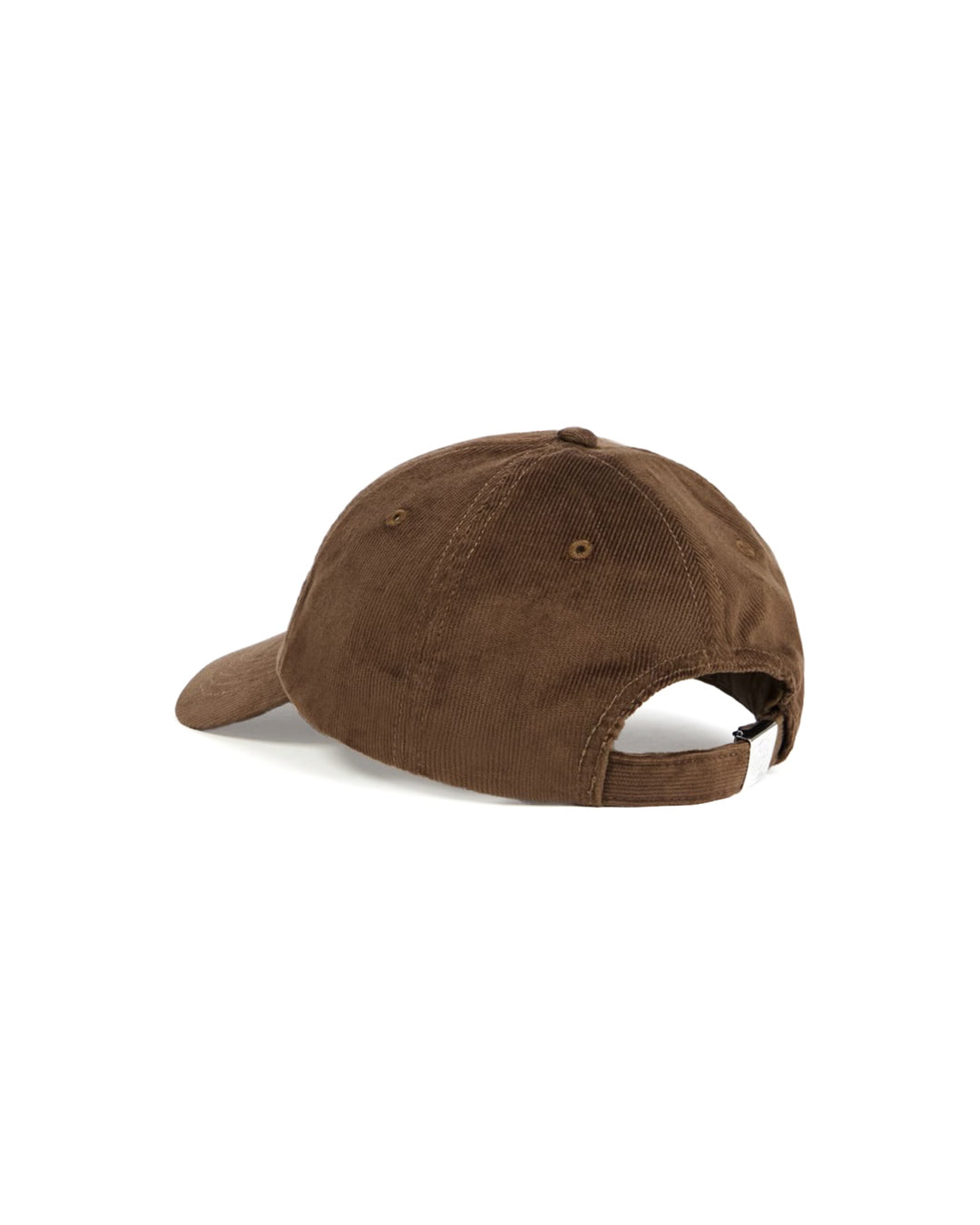 Umber Cotton Micro Corduroy Compass Embroidery Baseball Cap