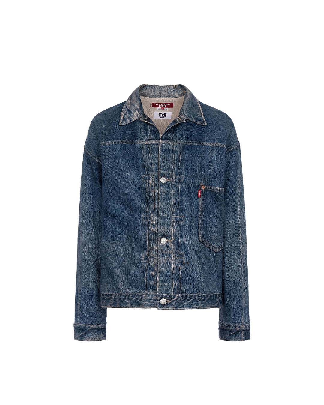 Indigo Linen Oxford Transfer Printed BerBerJin Levi's Jacket