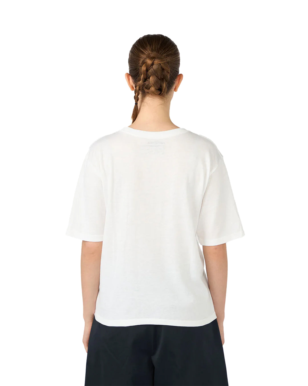 White Loopwheel COOLMAX Jersey Tee