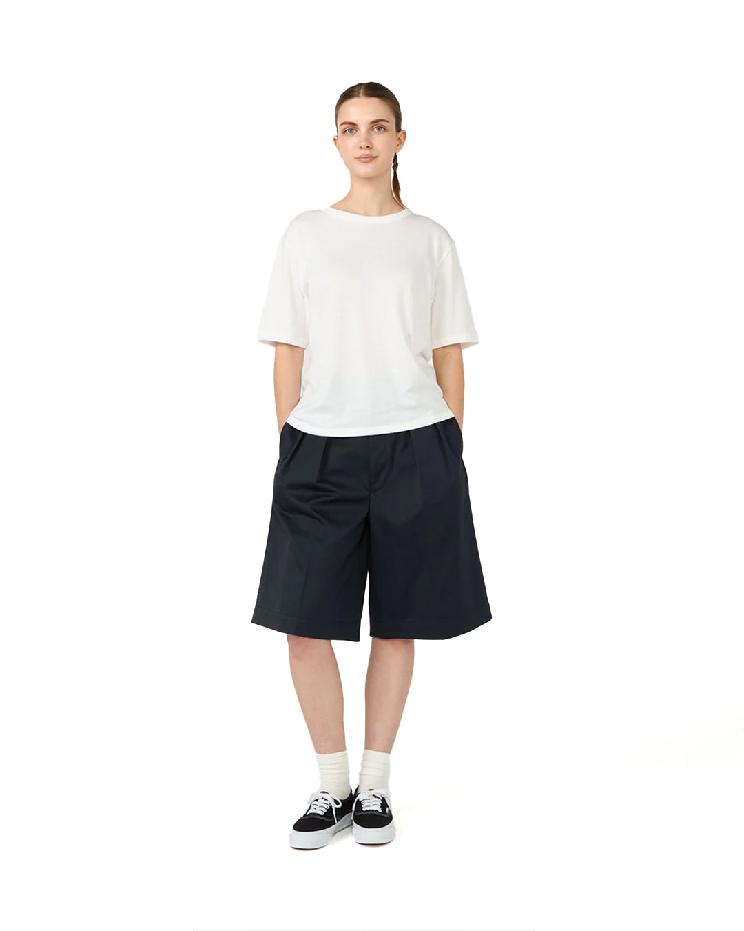 White Loopwheel COOLMAX Jersey Tee