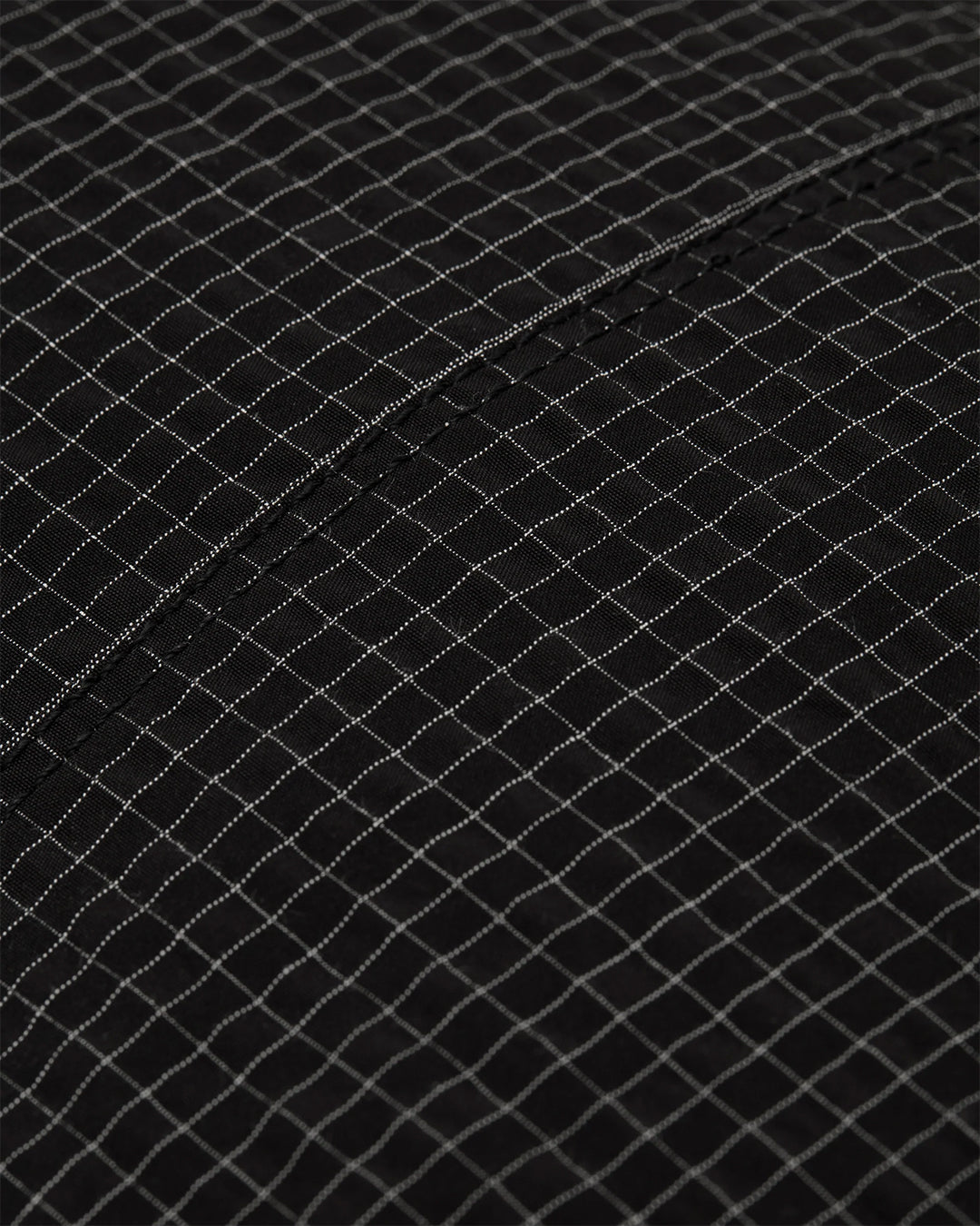 Black/White polyester grid check pattern Crossbody Bag