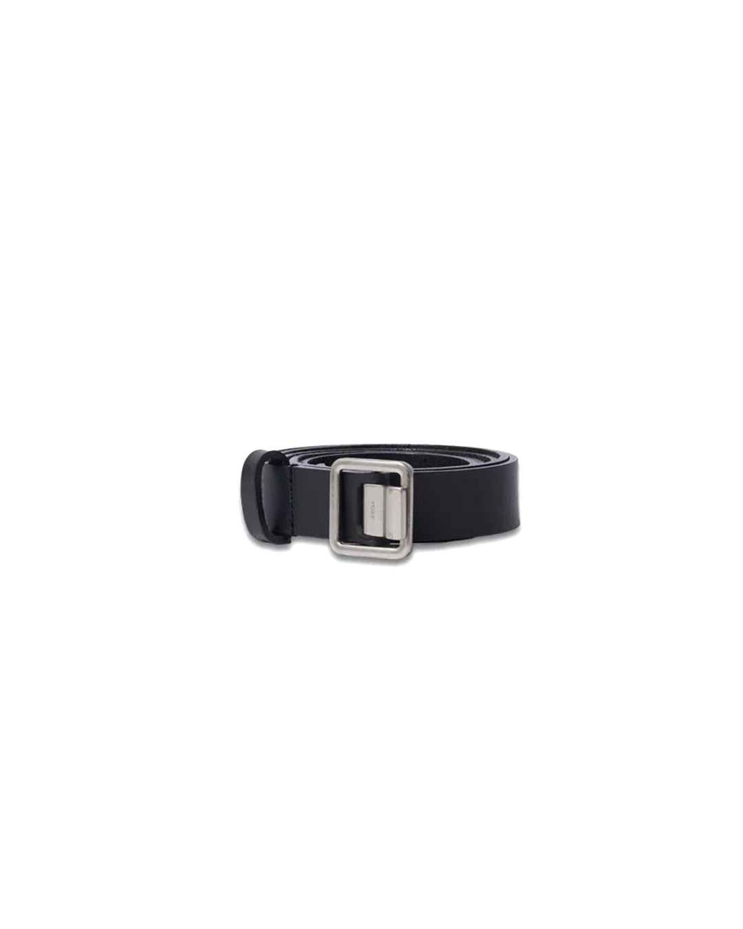 Black Leather Nallow Belt