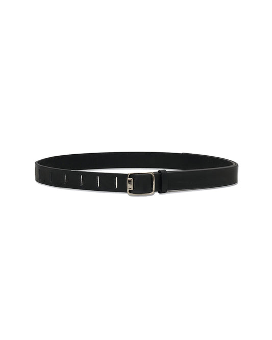 Black Leather Wide Belt