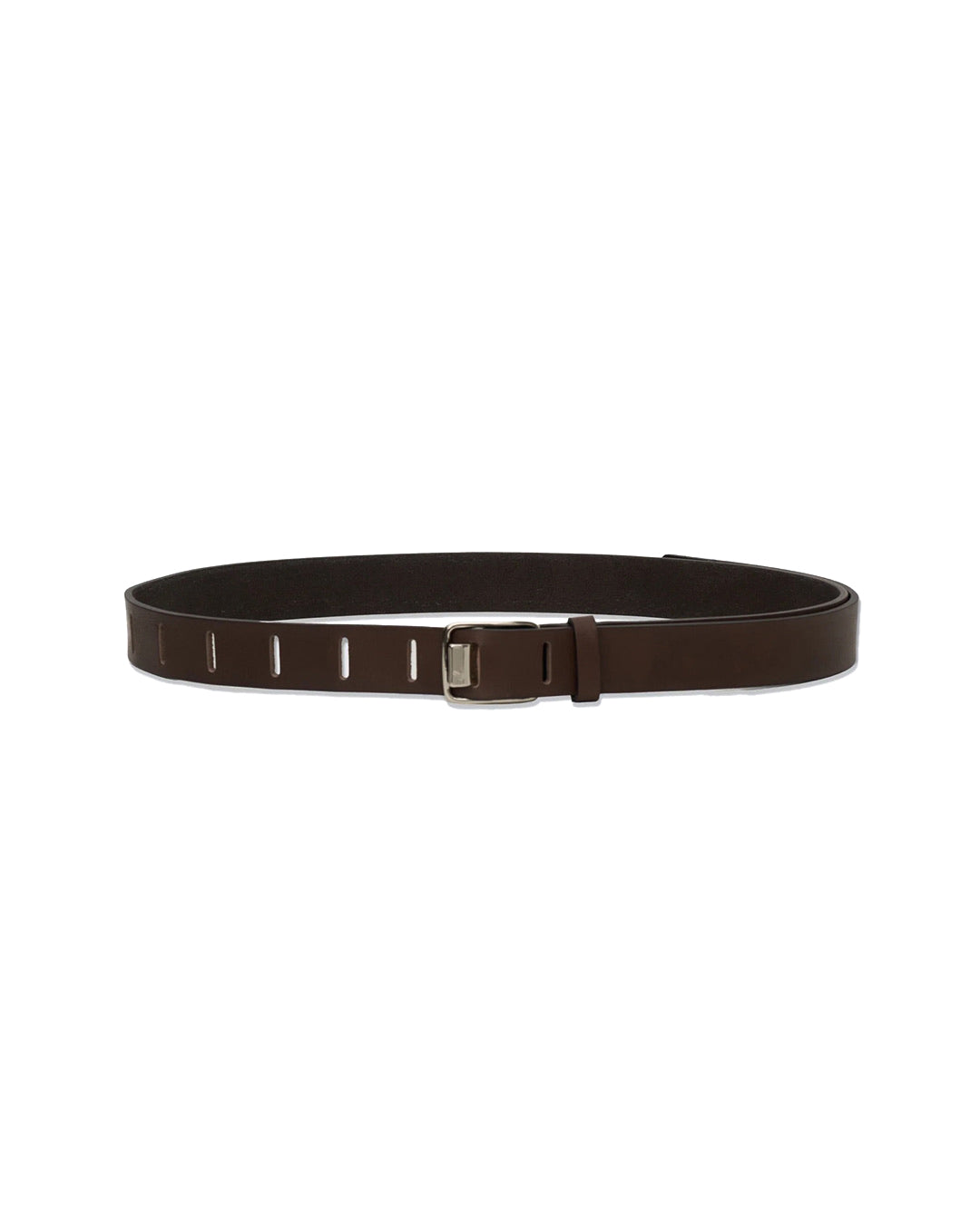 Brown Leather Wide Belt