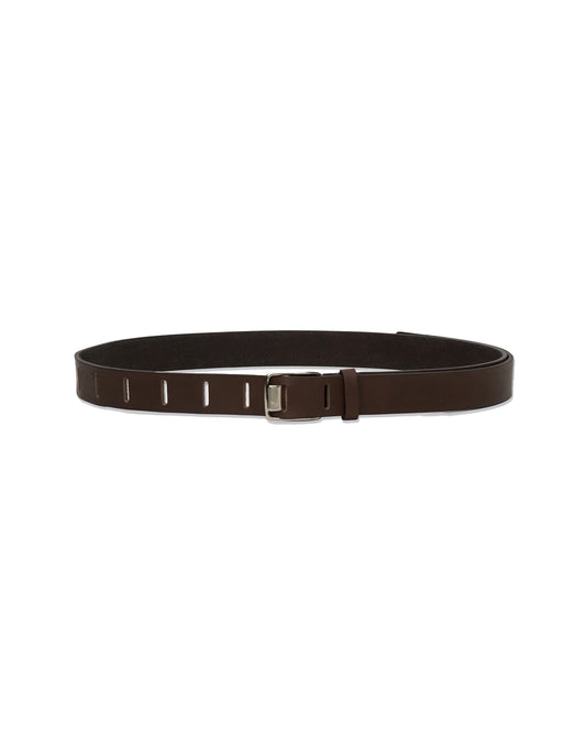Brown Leather Wide Belt