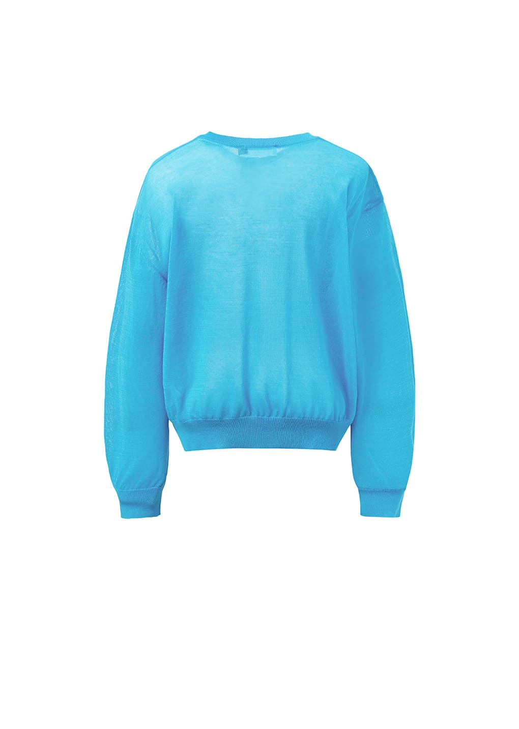 Blue Sheer Round Cardigan