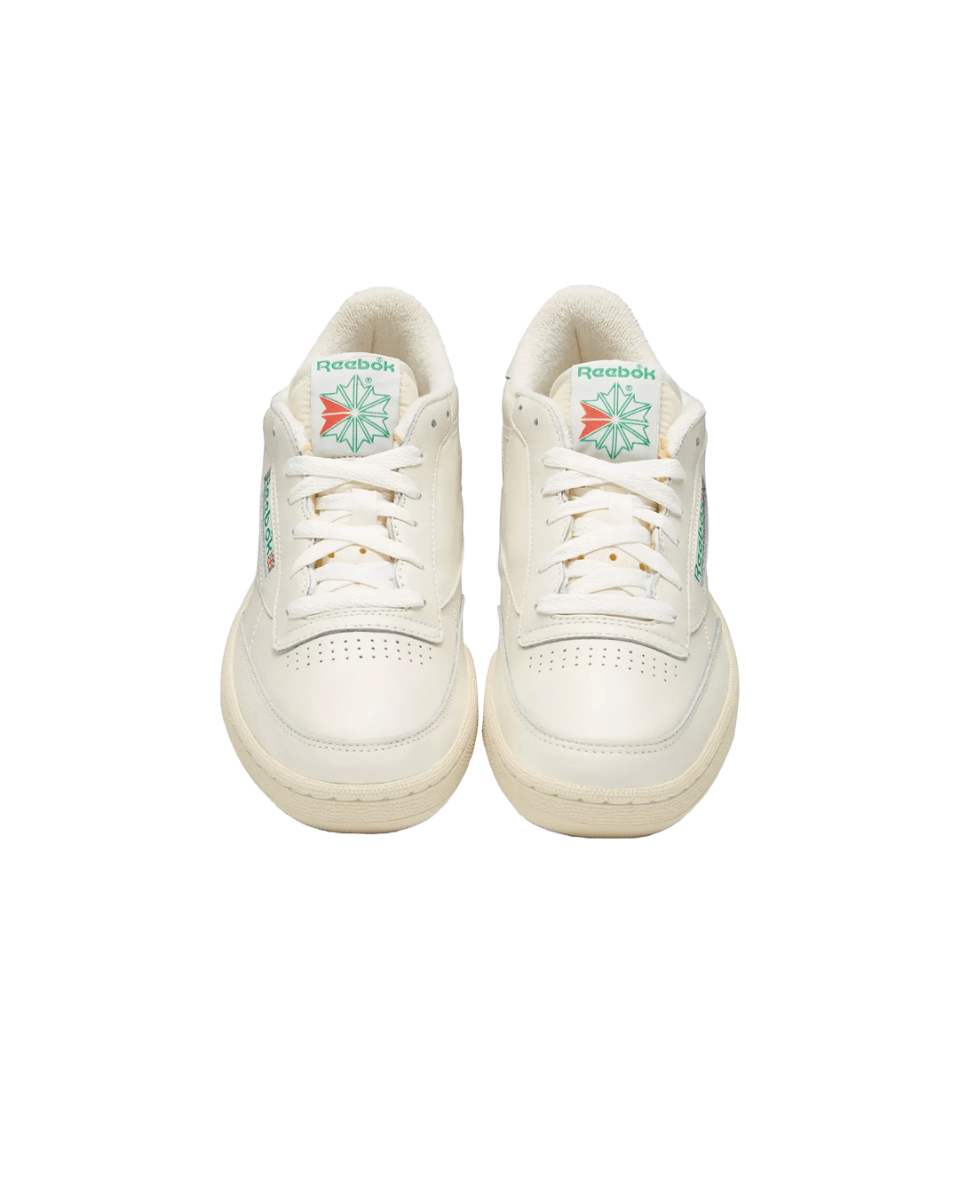 REEBOK Chalk / Paperwhite / Glen Green Club C 85 Vintage Sneakers