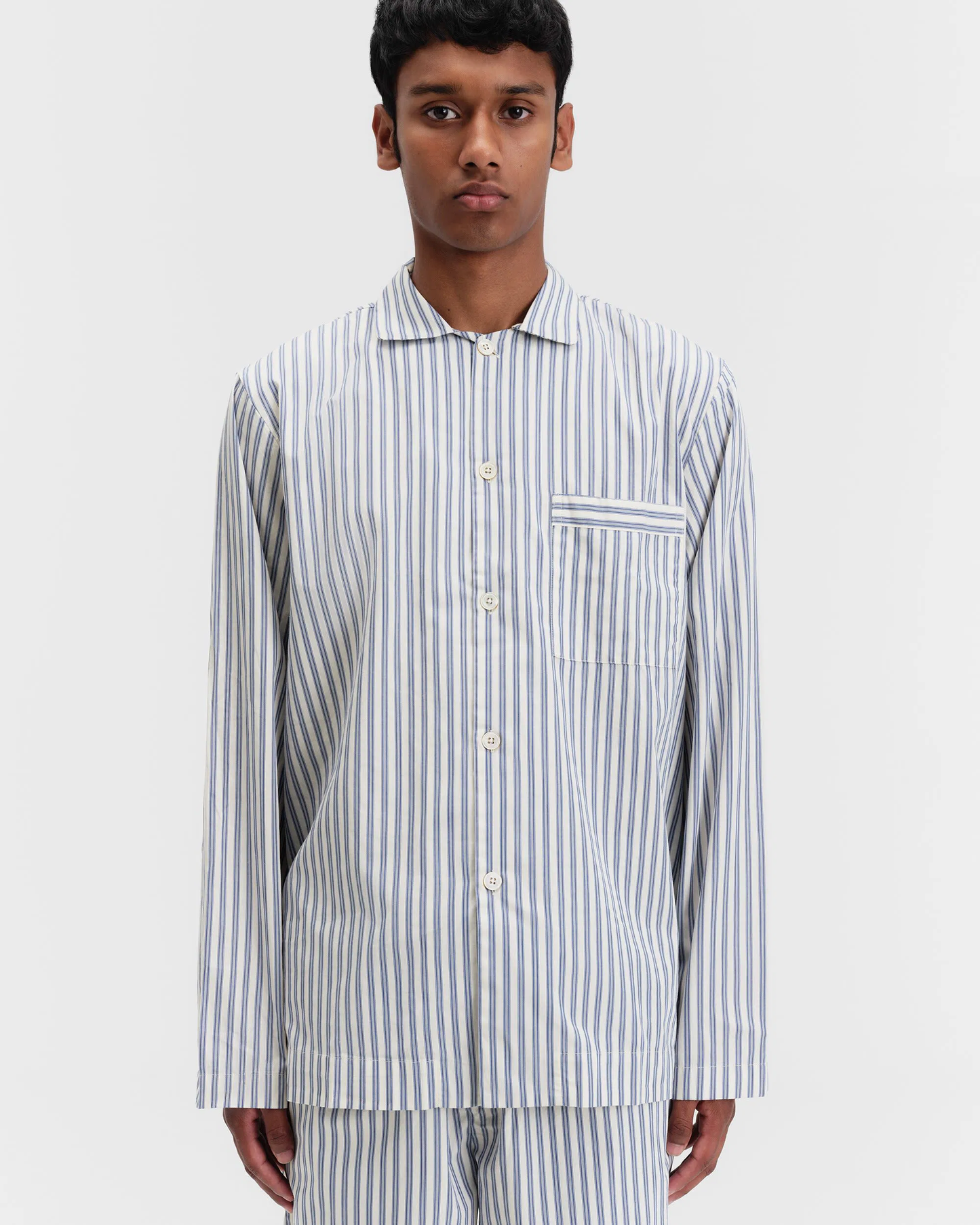 Skagen Stripes Cotton Poplin Pyjamas Shirt