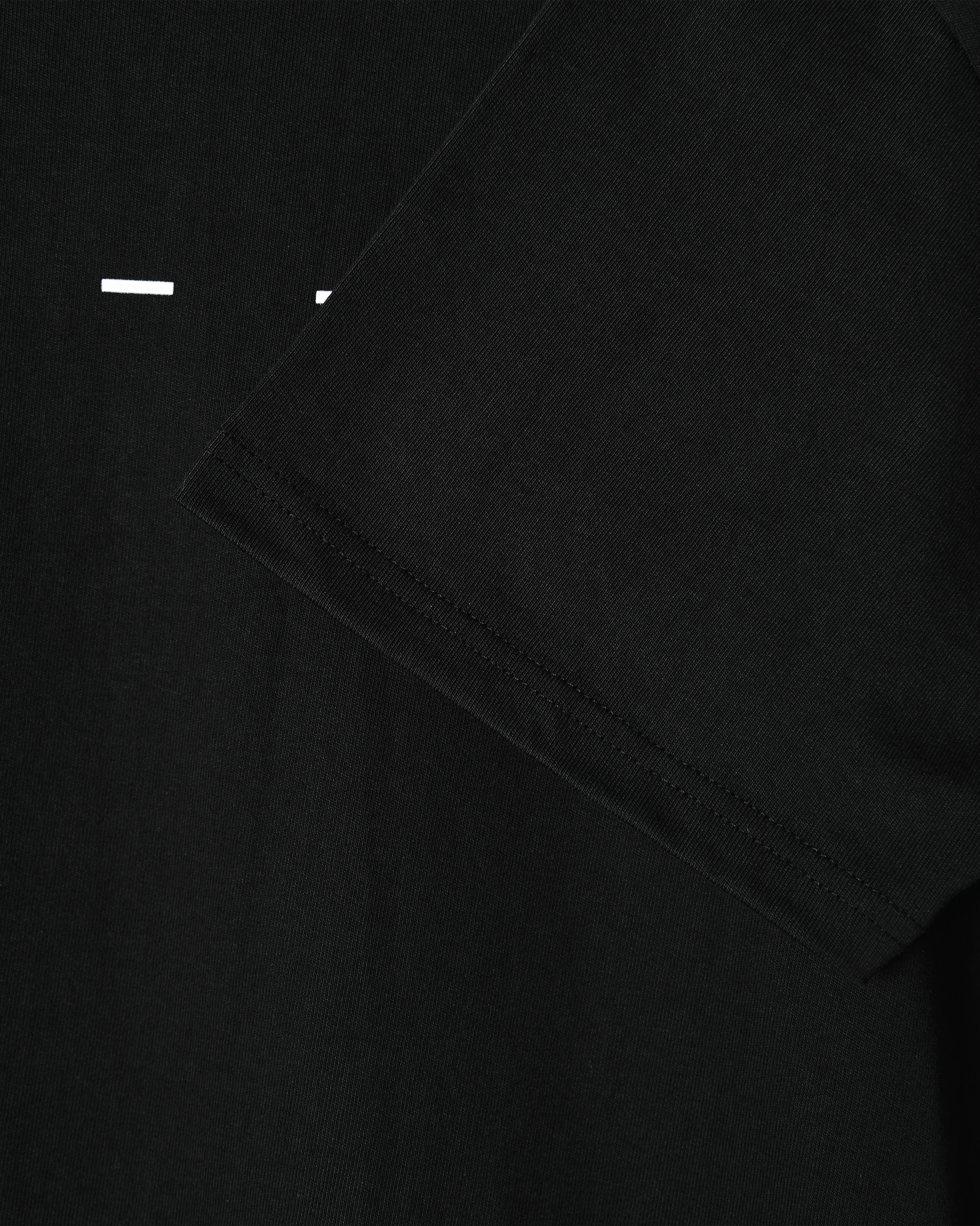 Black Heavyweight Cotton Jersey Printing T-Shirt