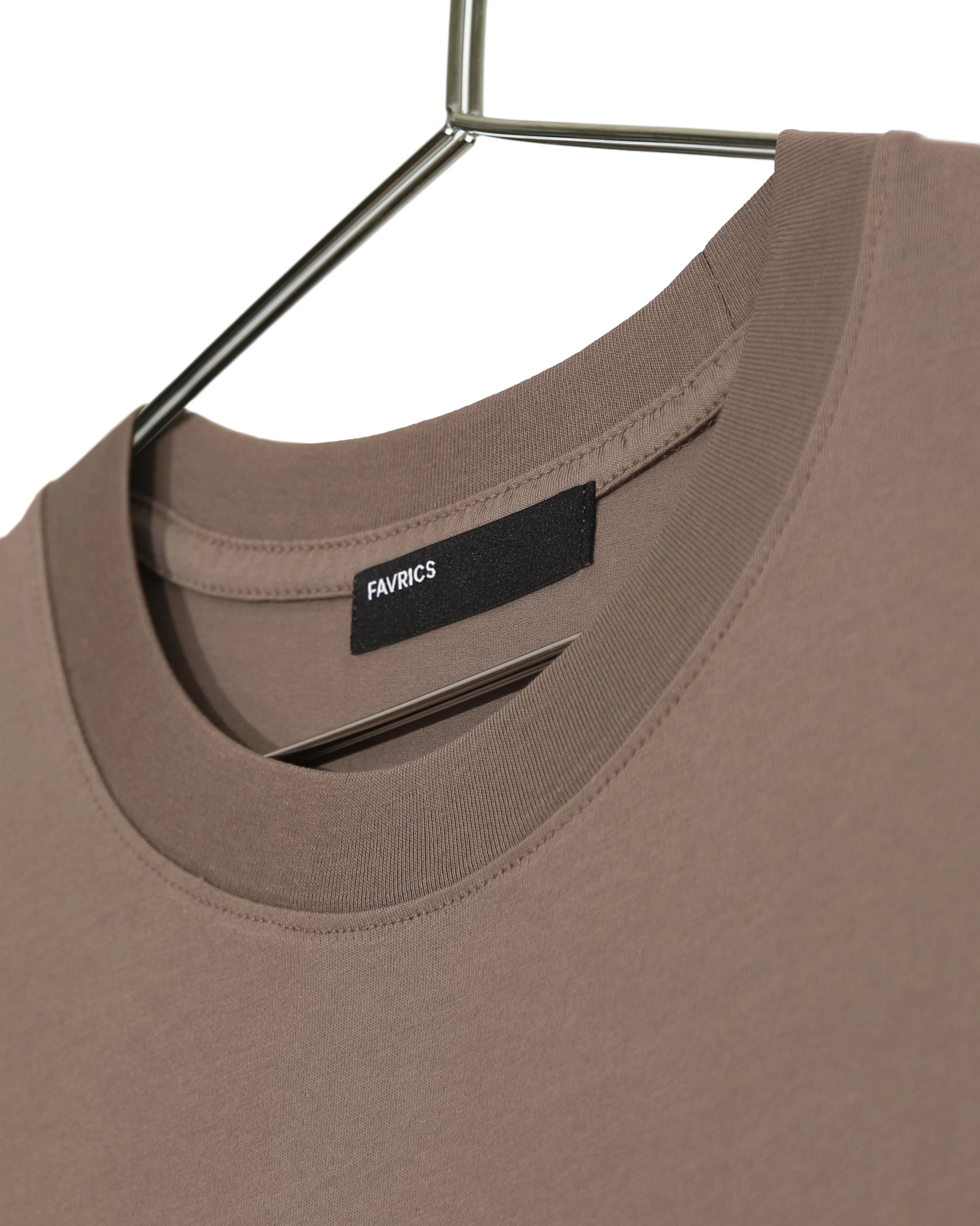 Mocha Silket Finished Cotton Everyday T-Shirt