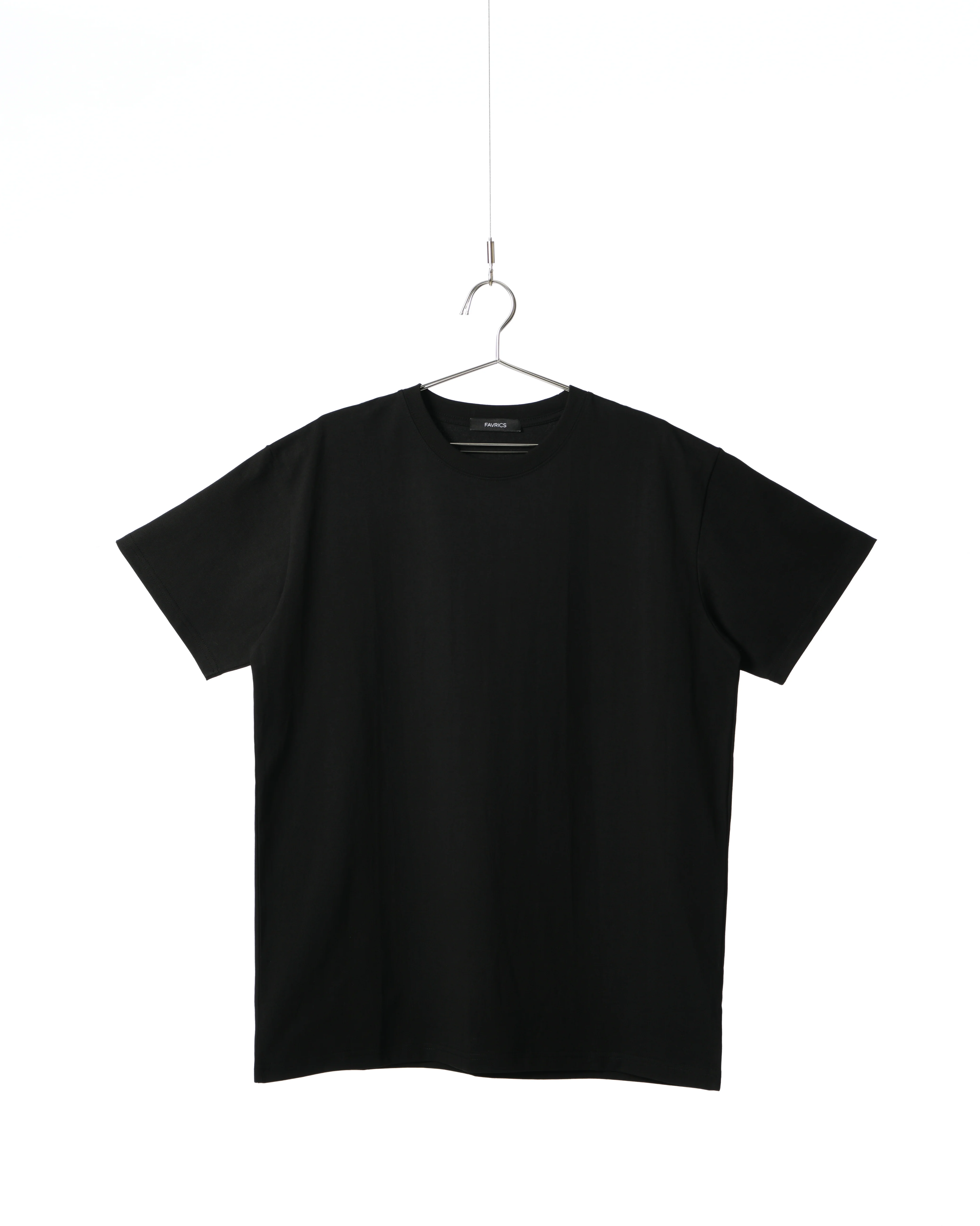 Black Heavyweight Cotton Jersey Classic T-Shirt