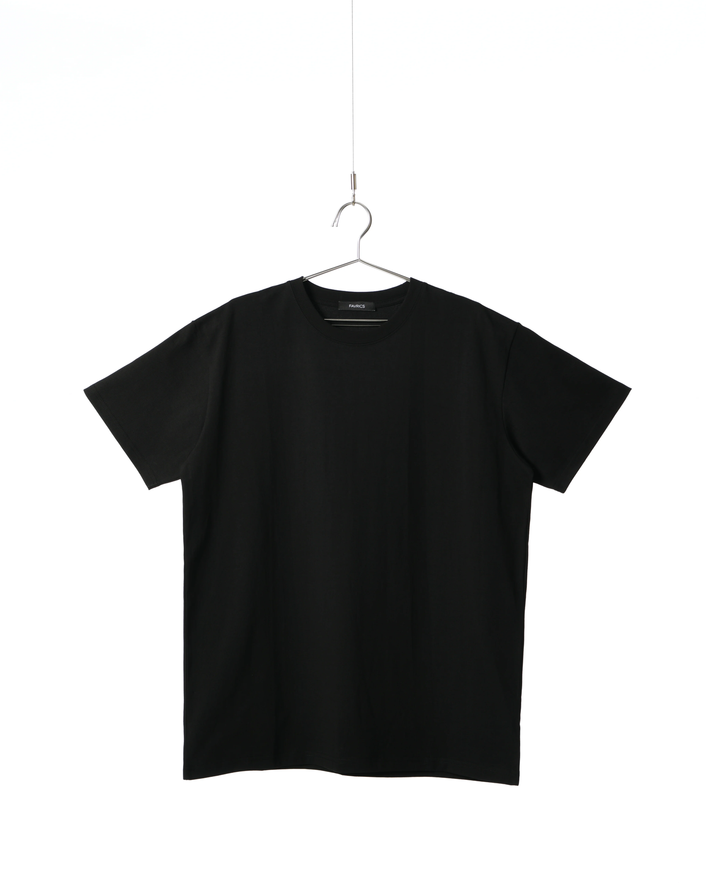 Black Heavyweight Cotton Jersey Classic T-Shirt
