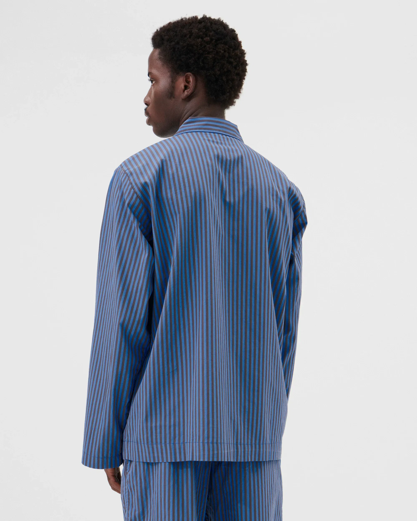 Verneuil Stripes Cotton Poplin Pyjamas Shirt