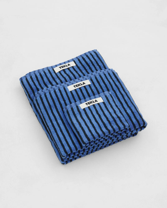 Blue & Black Terry Towel