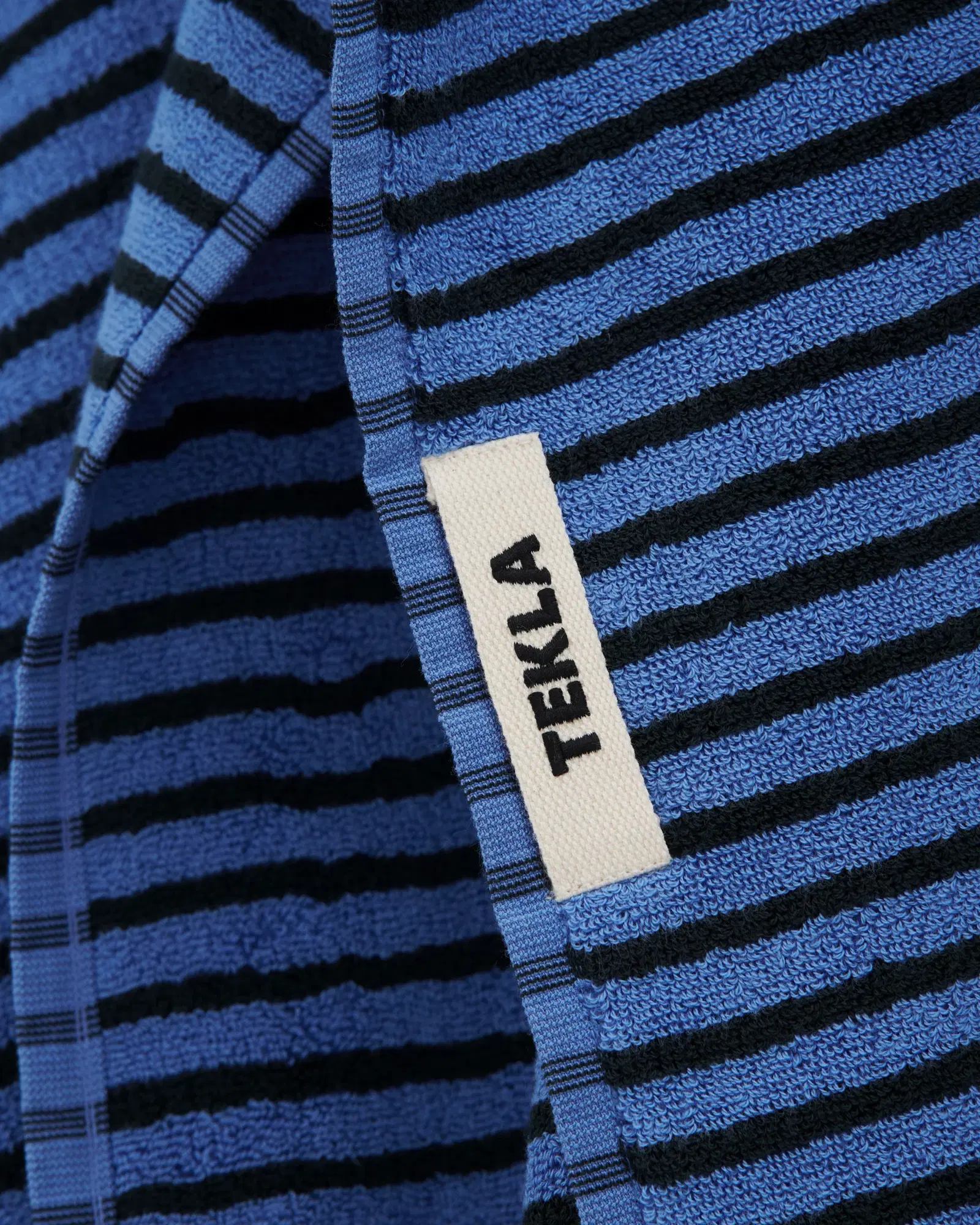 Blue & Black Terry Towel