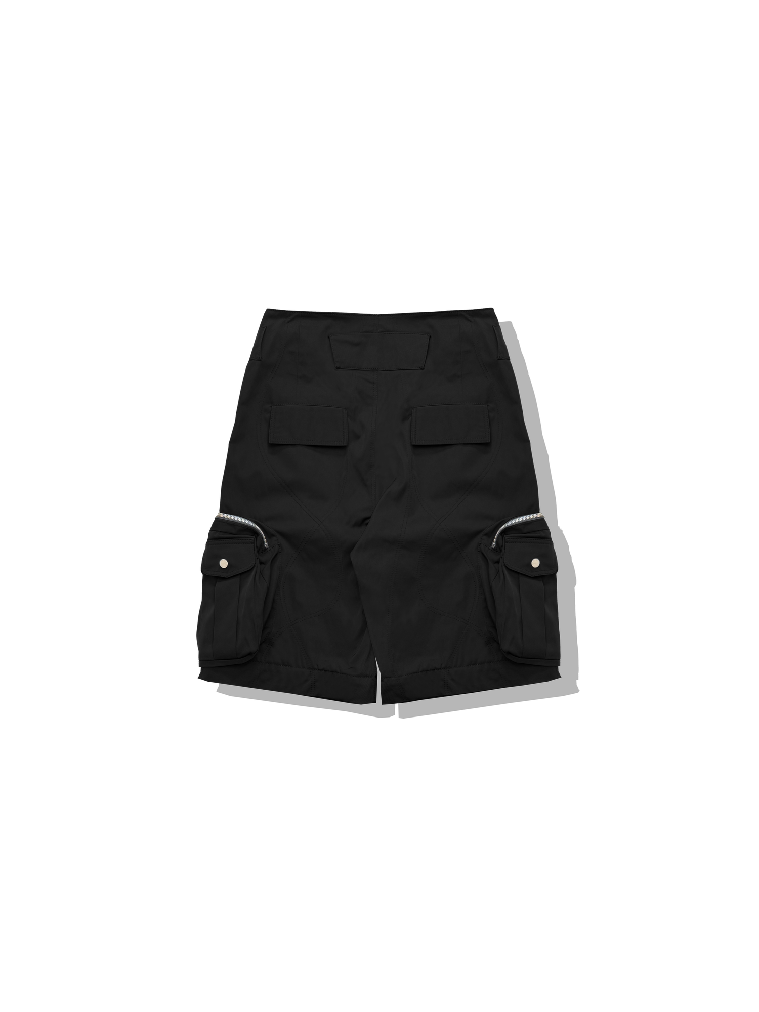 Black Diffraction Convertible Cargo Trousers