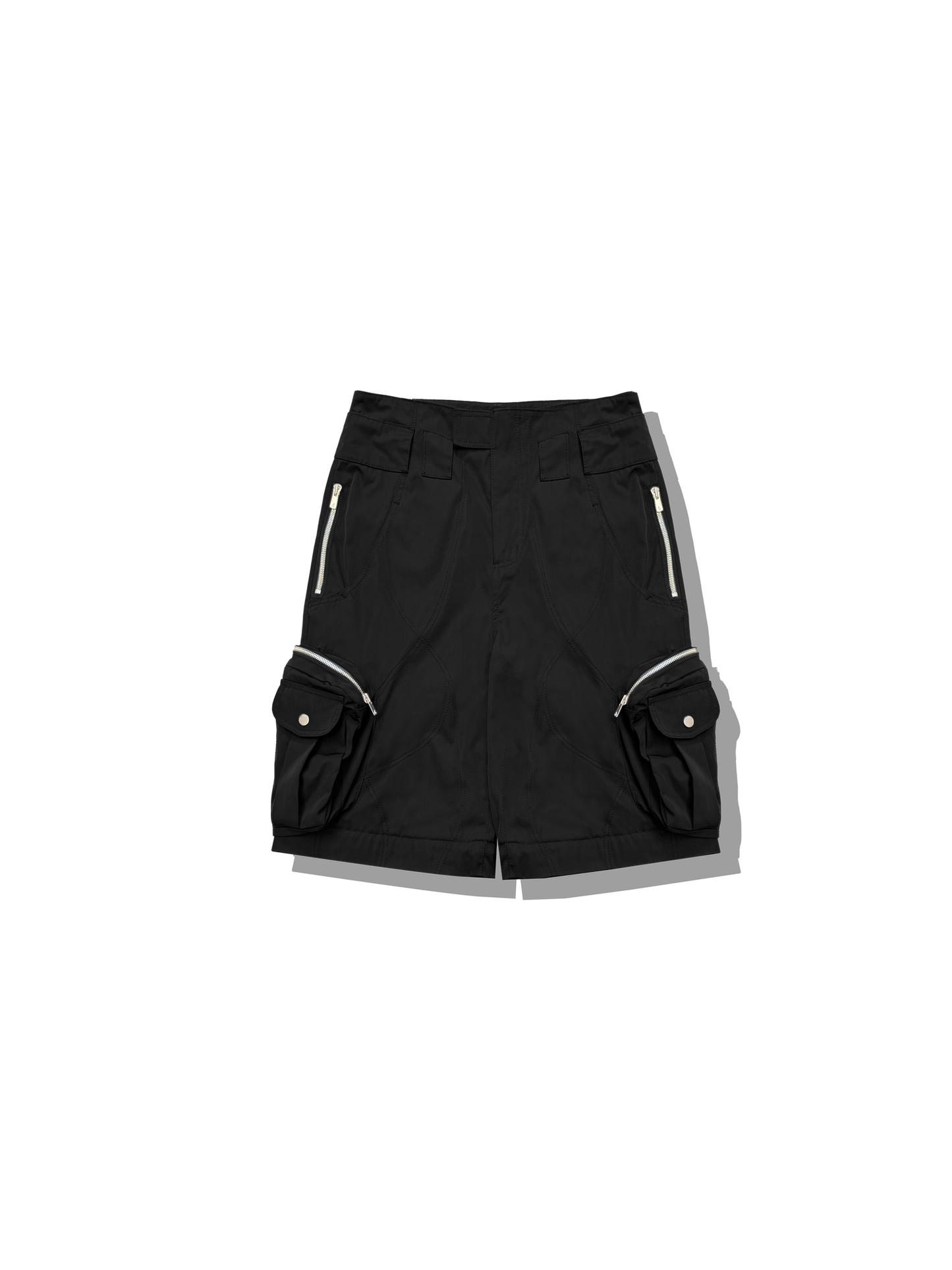 Black Diffraction Convertible Cargo Trousers