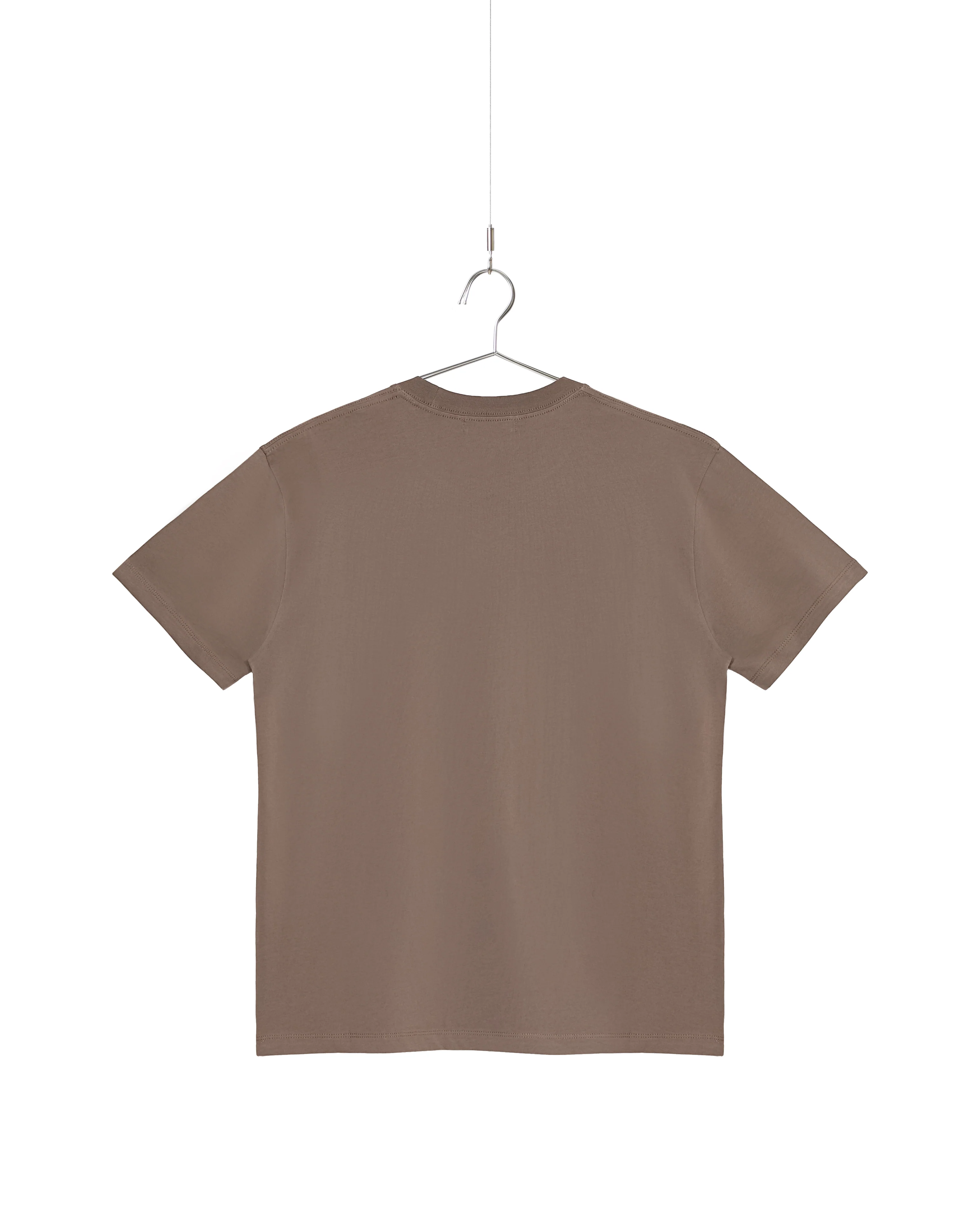 Mocha Silket Finished Cotton Everyday T-Shirt