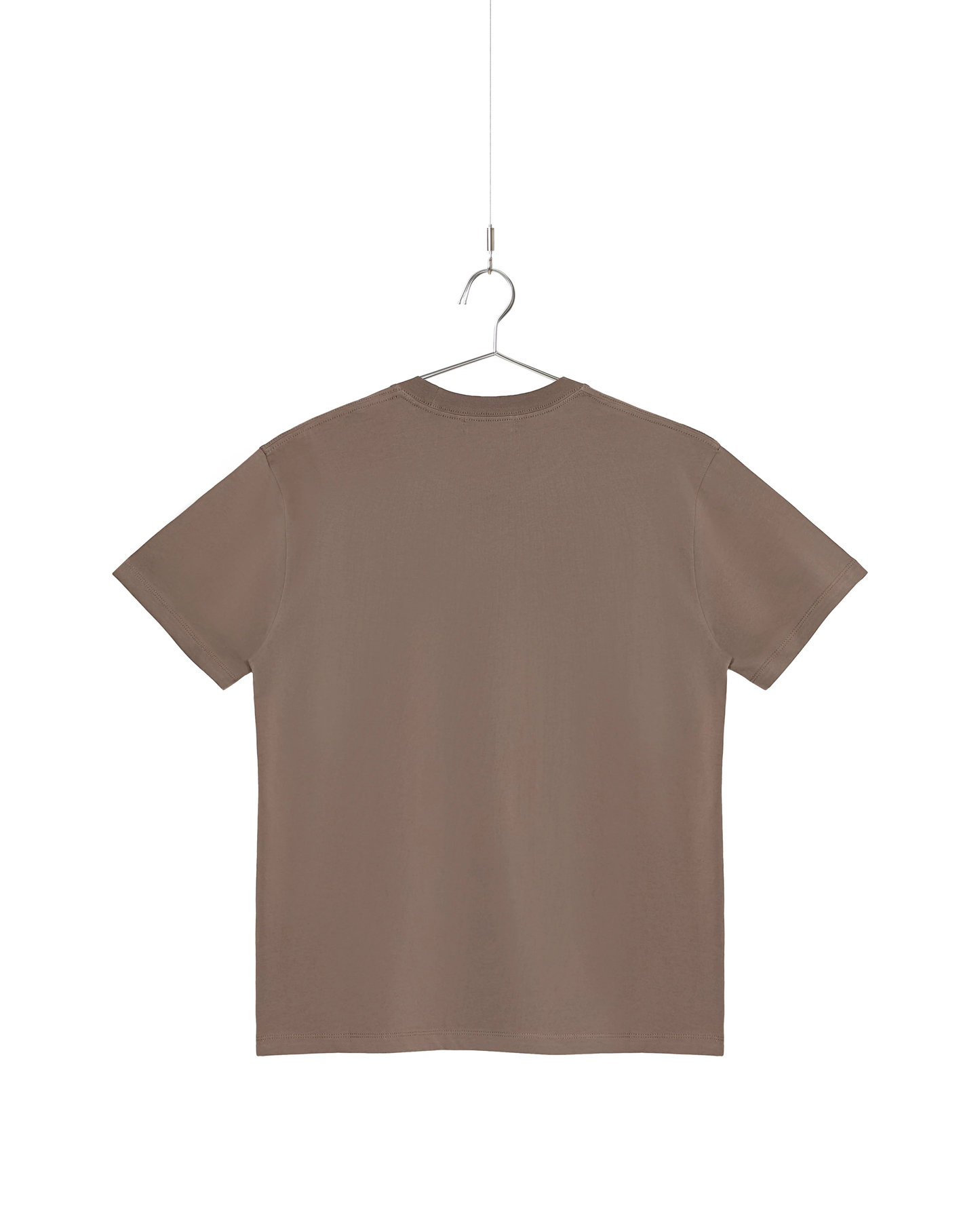Mocha Silket Finished Cotton Everyday T-Shirt