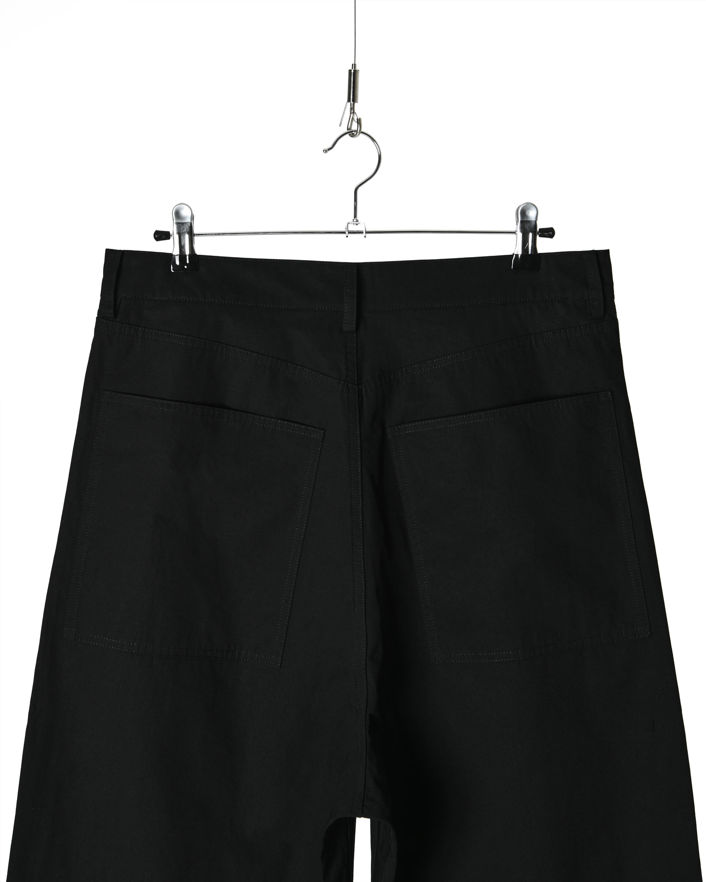 Black All Weather 5 Pocket Wide Leg Pants