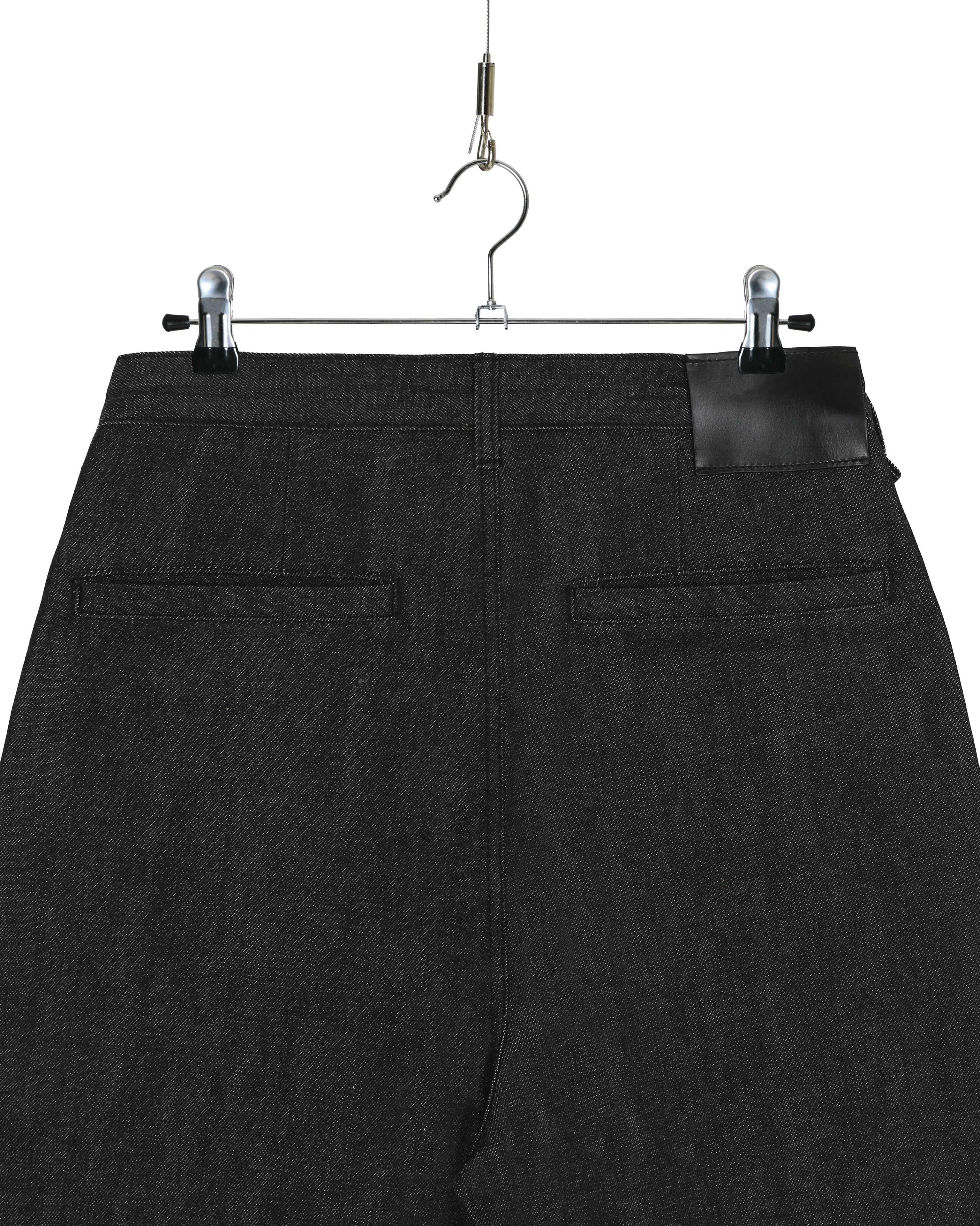 One Black Japanese Selvedge Utility Chino Pants
