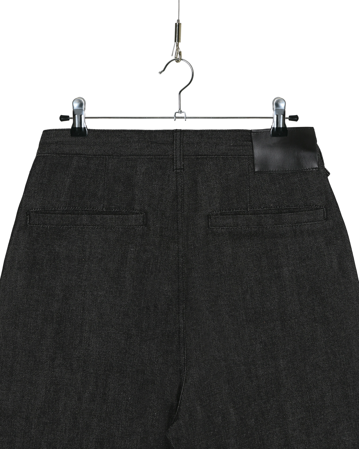 One Black Japanese Selvedge Utility Chino Pants