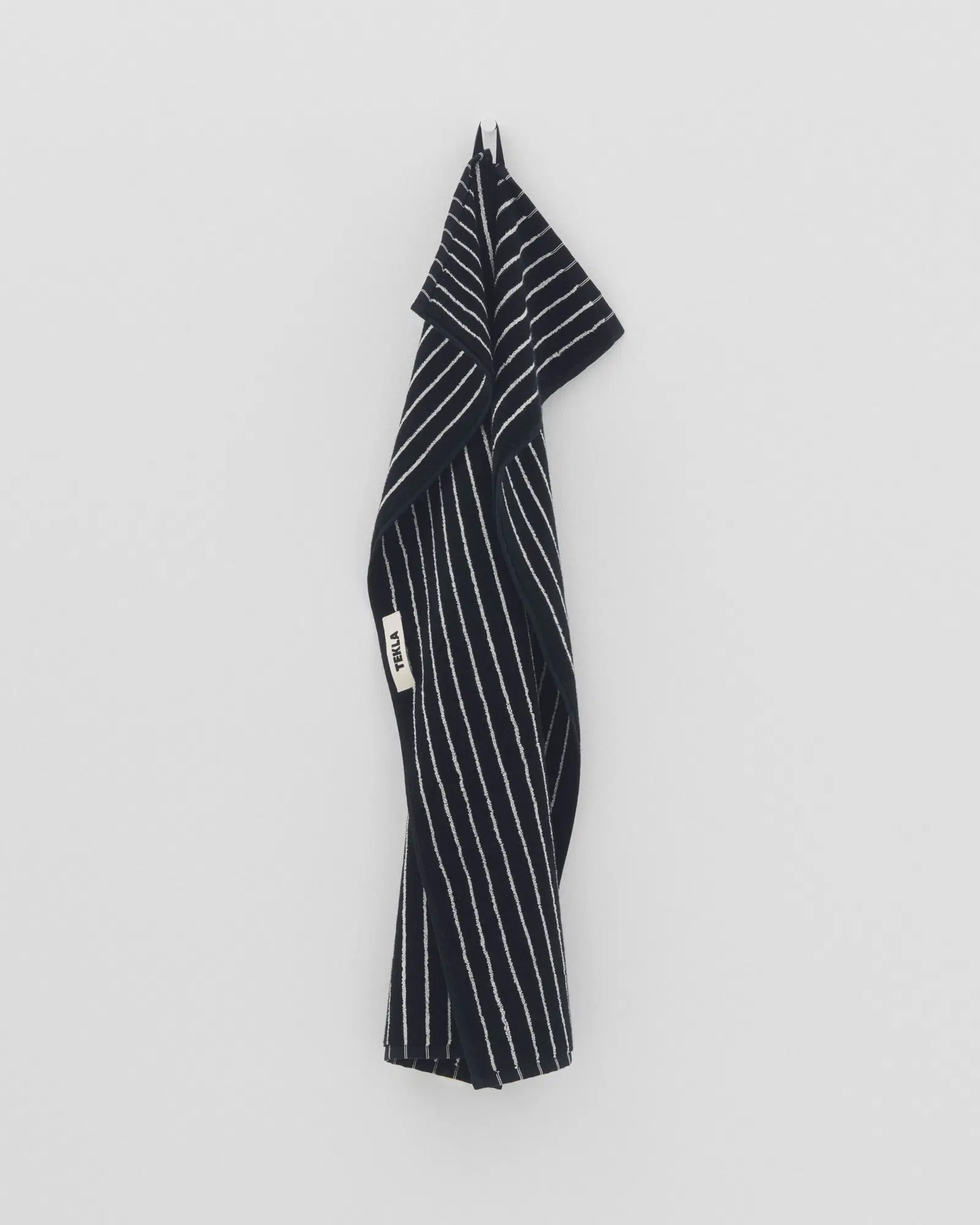 Black Stripes Terry Towel
