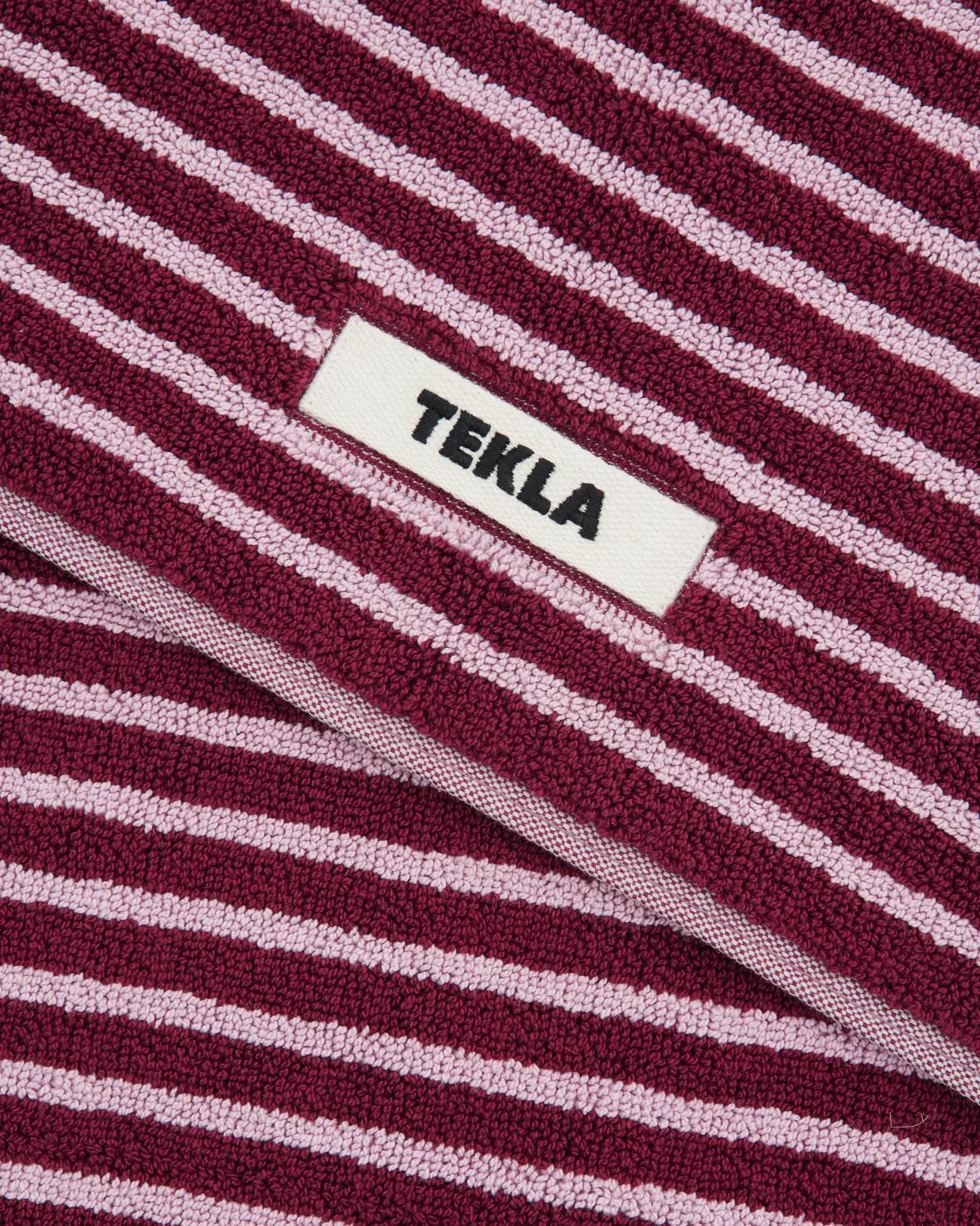 Red & Rose Terry Bath Mat