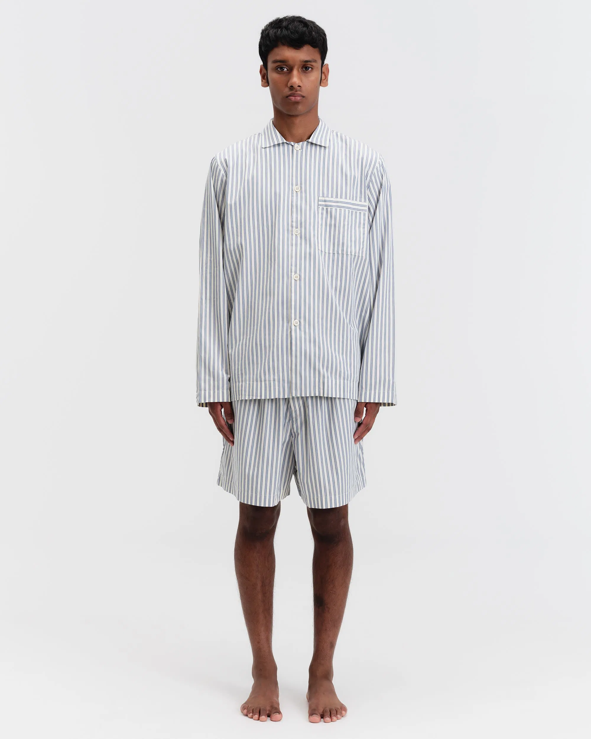 Skagen Stripes Cotton Poplin Pyjamas Shorts