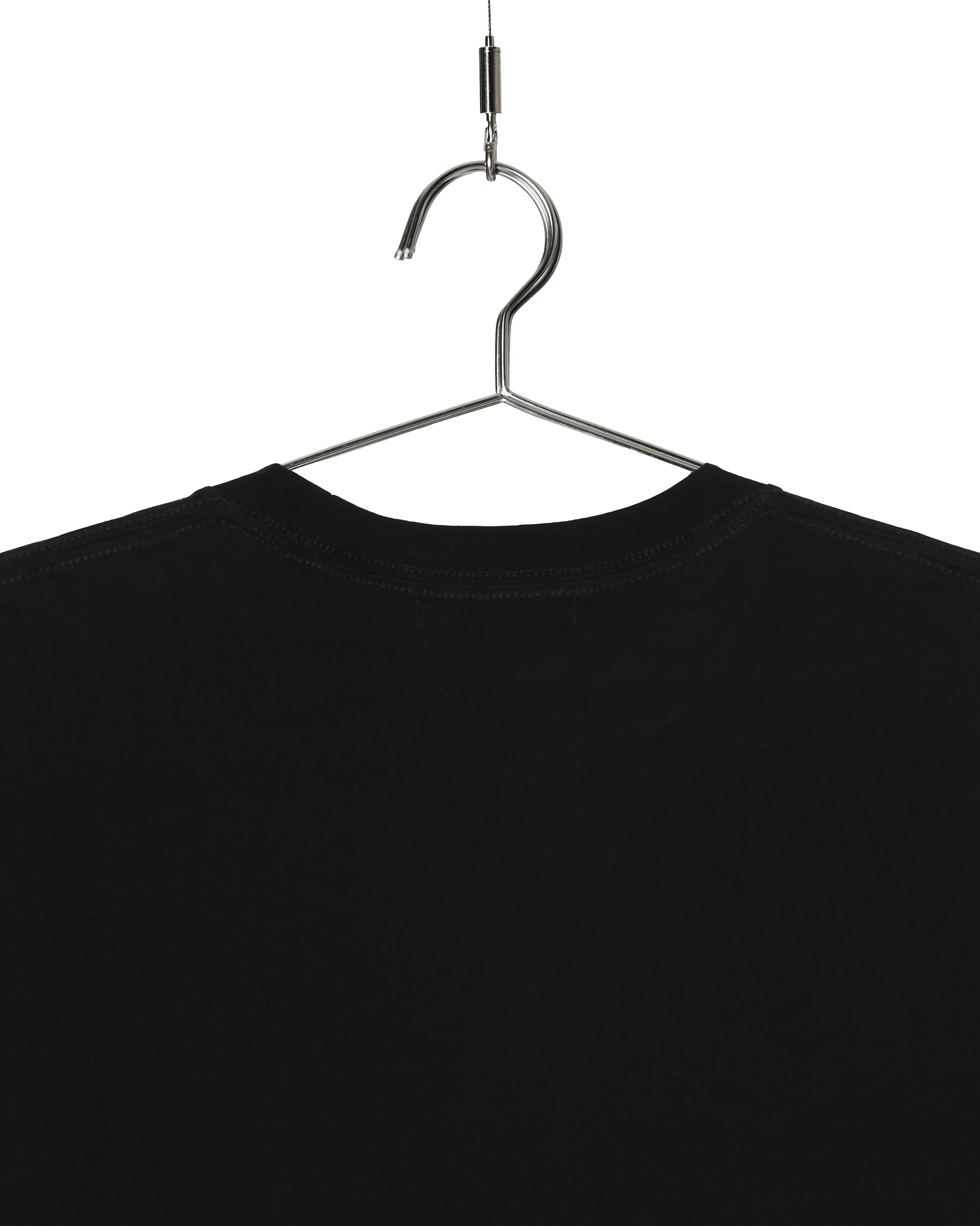 Black Silket Finished Cotton Everyday T-Shirt