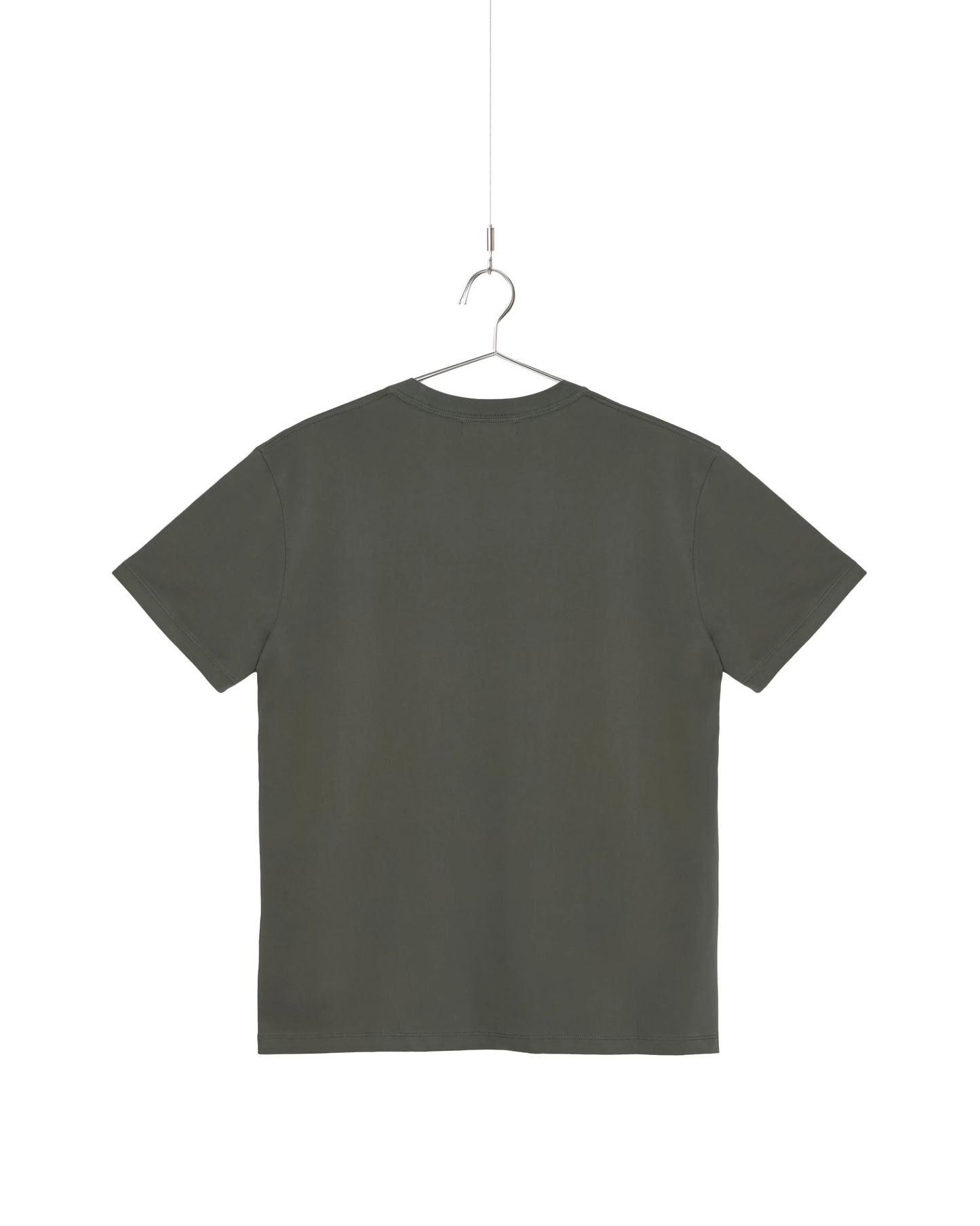 Forest Green Silket Finished Cotton Everyday T-Shirt