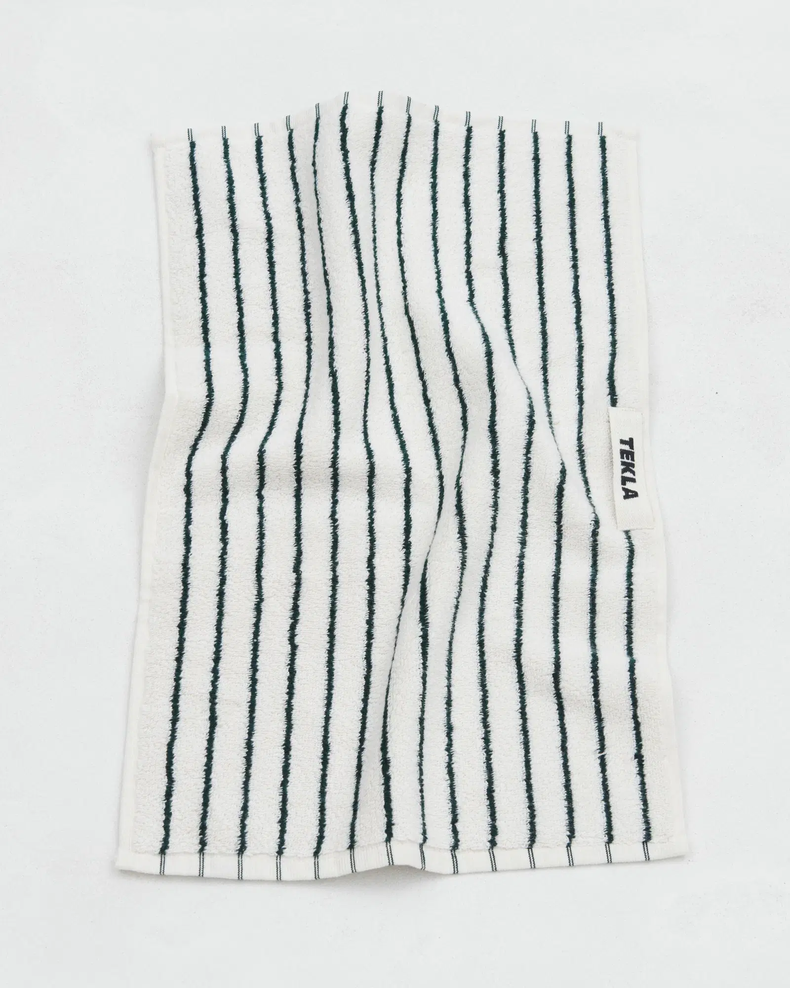 Racing Green Stripes Terry Towel