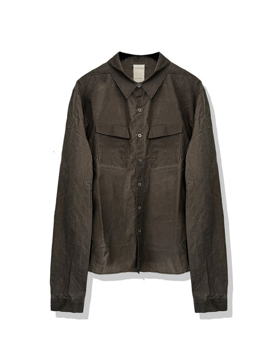 Dark Mocha Waxed Single Shirt