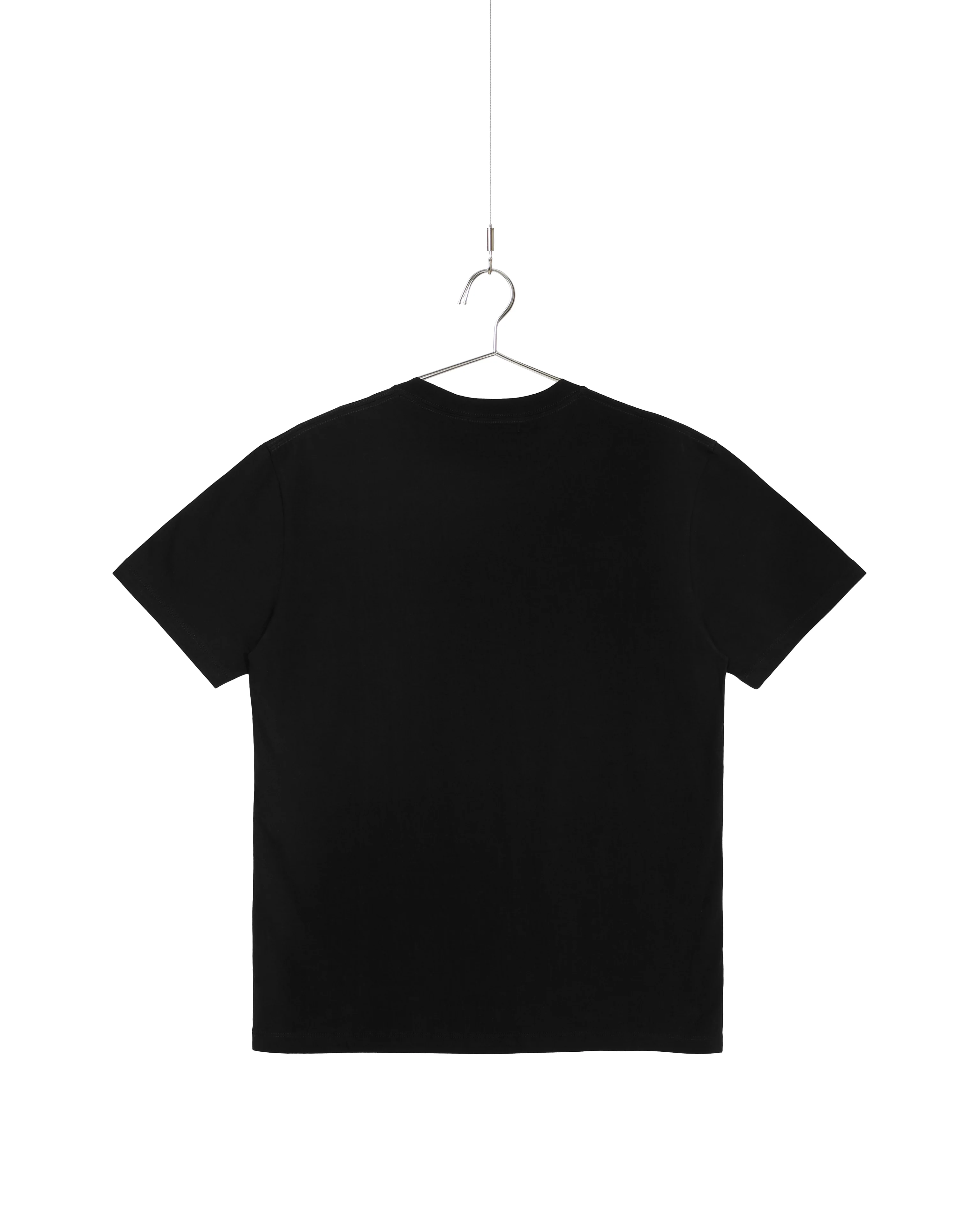 Black Silket Finished Cotton Everyday T-Shirt