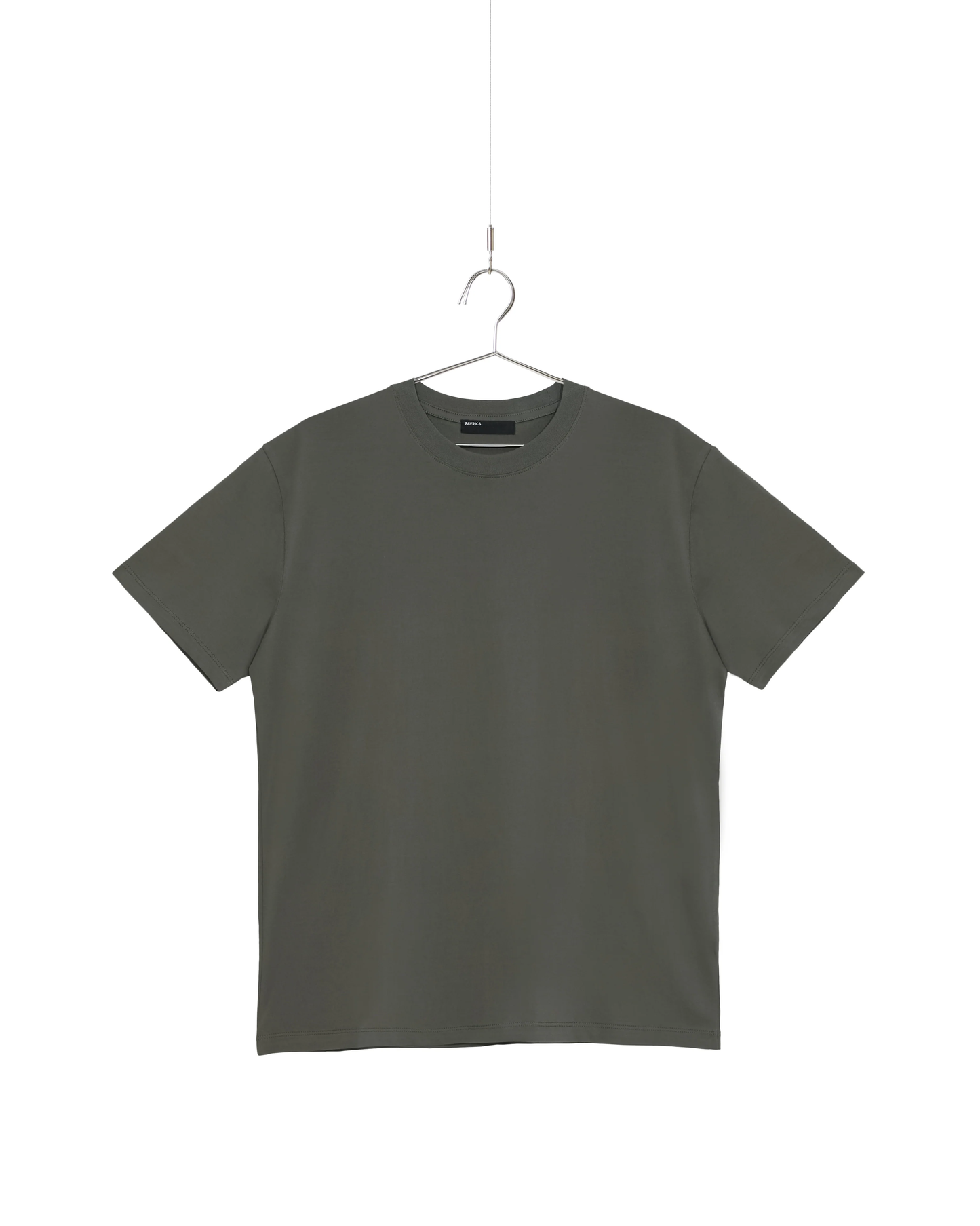 Forest Green Silket Finished Cotton Everyday T-Shirt