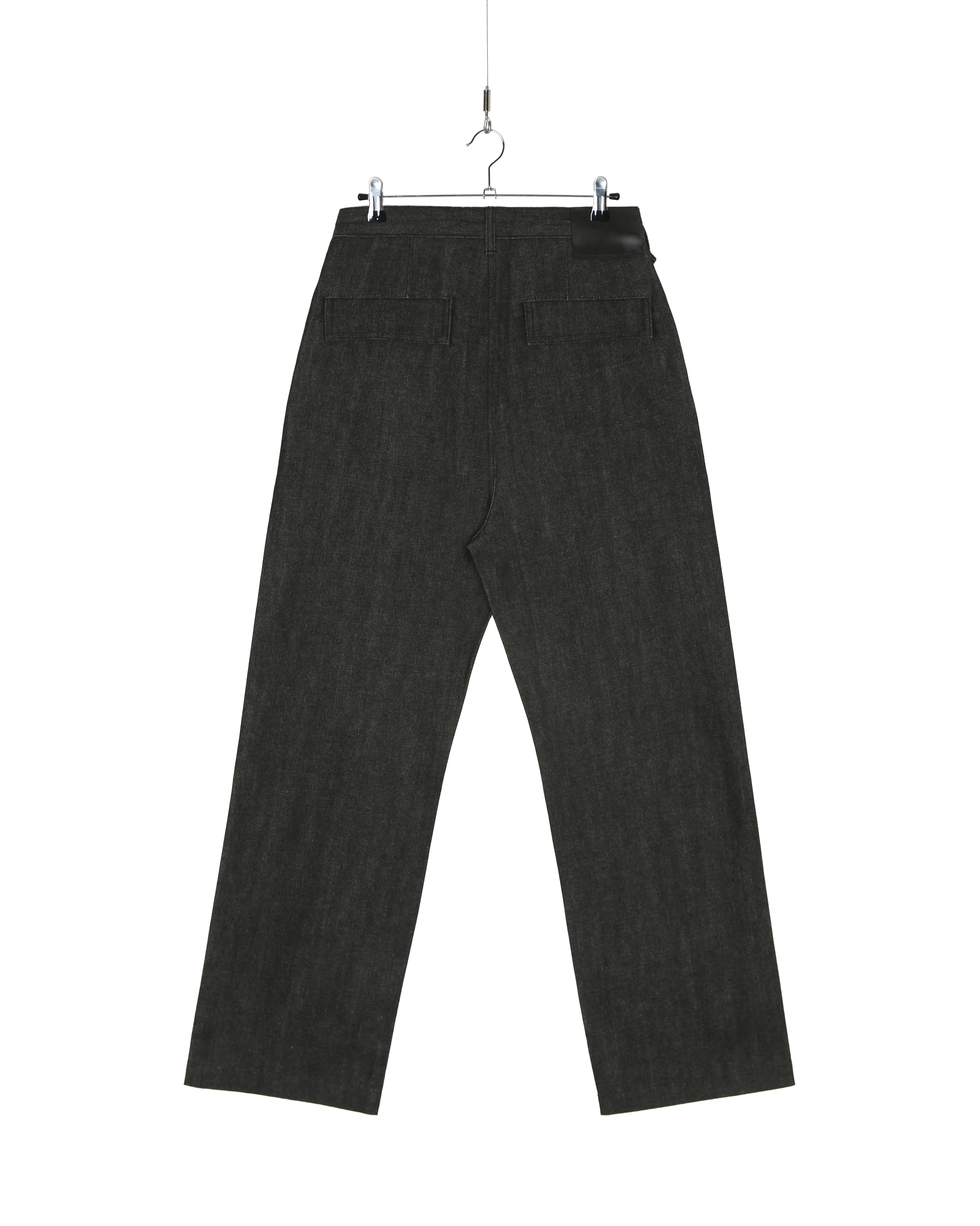 One Black Japanese Selvedge Utility Chino Pants