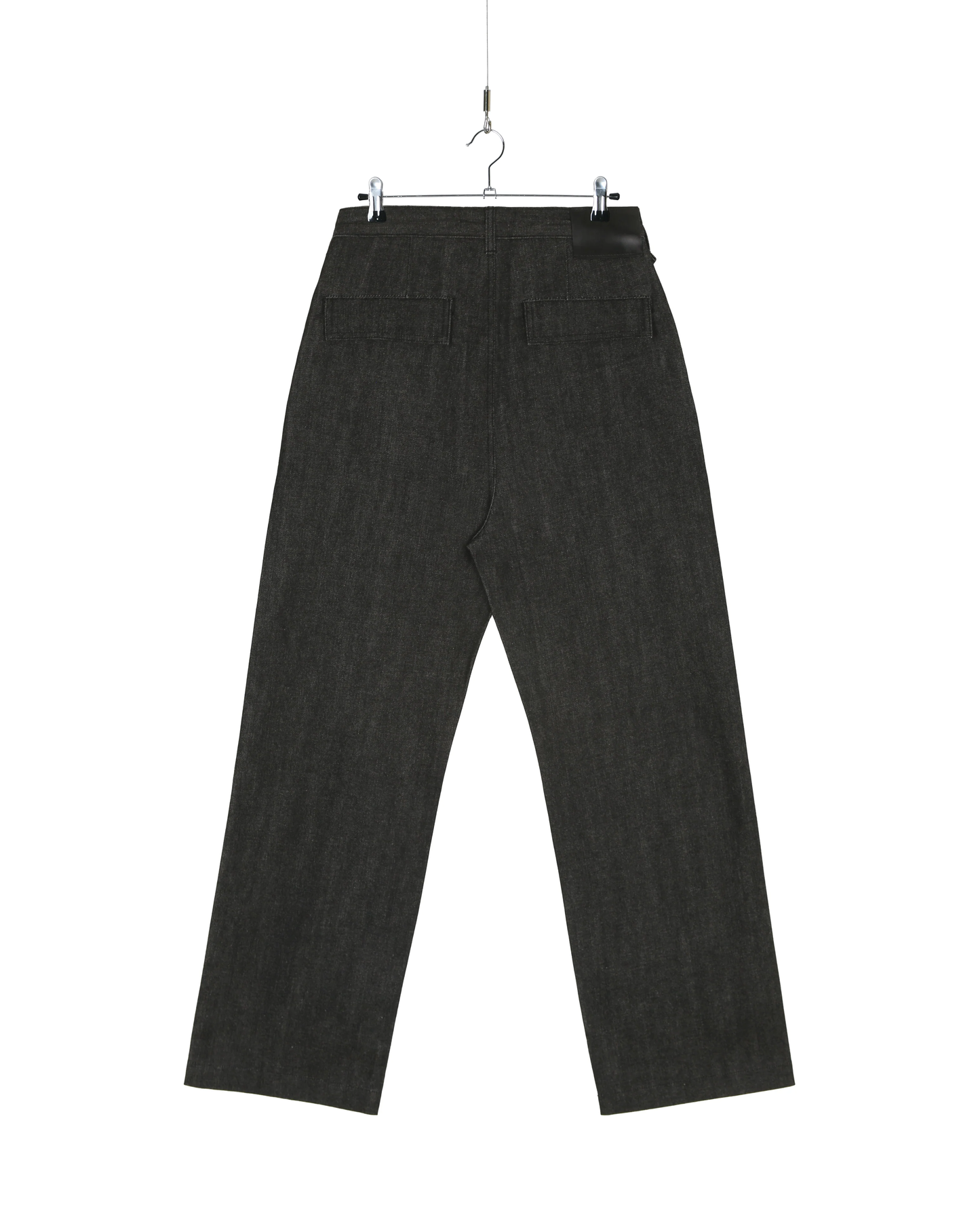 One Black Japanese Selvedge Utility Chino Pants