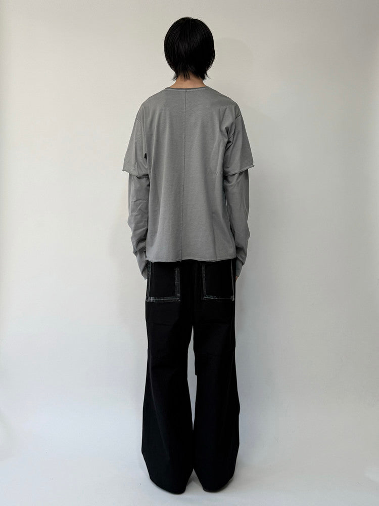 Earth Gray Dyed Long Sleeve