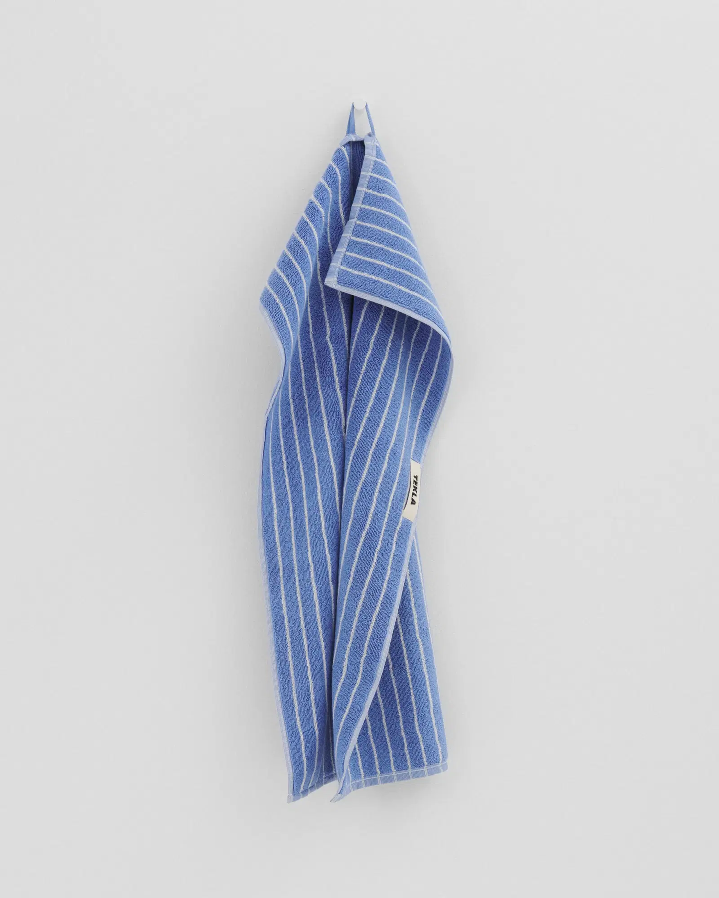 Clear Blue Stripes Terry Towel