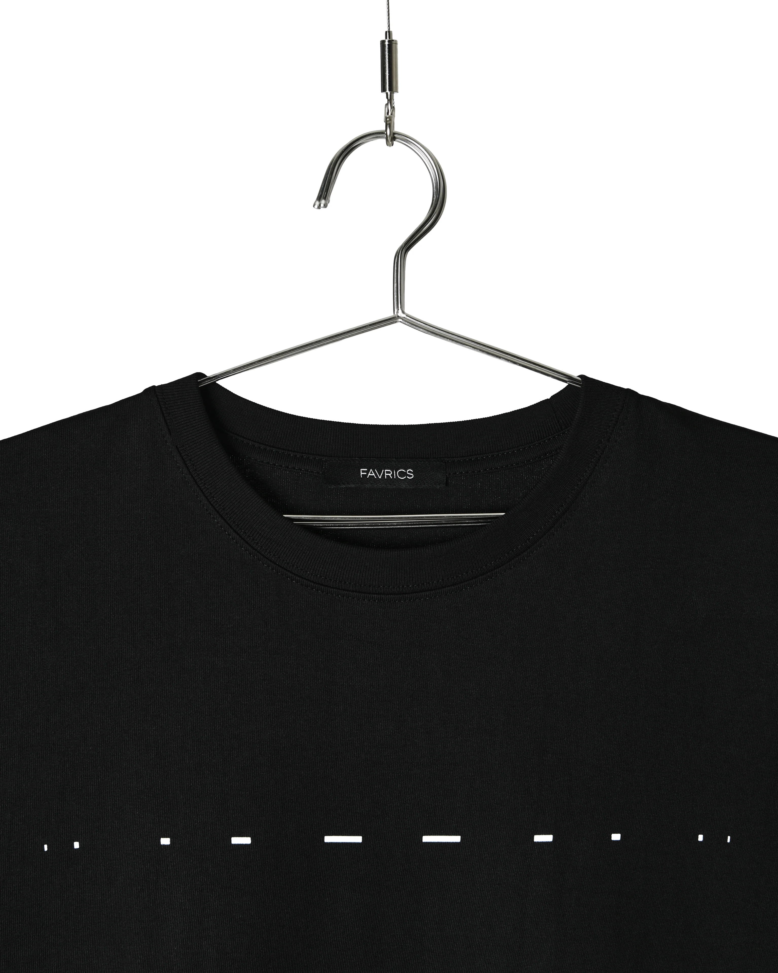 Black Heavyweight Cotton Jersey Printing T-Shirt