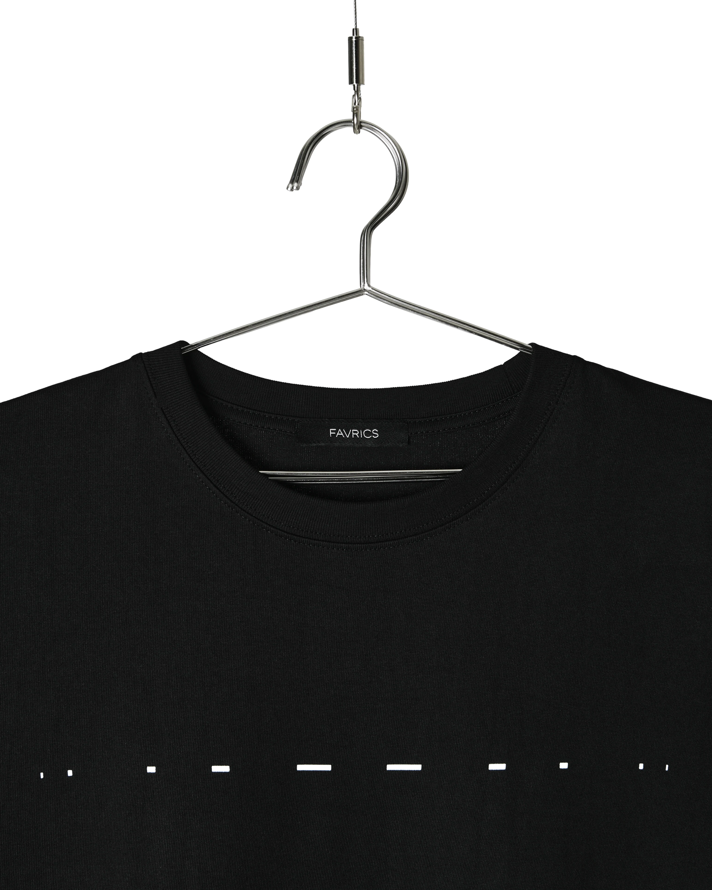 Black Heavyweight Cotton Jersey Printing T-Shirt