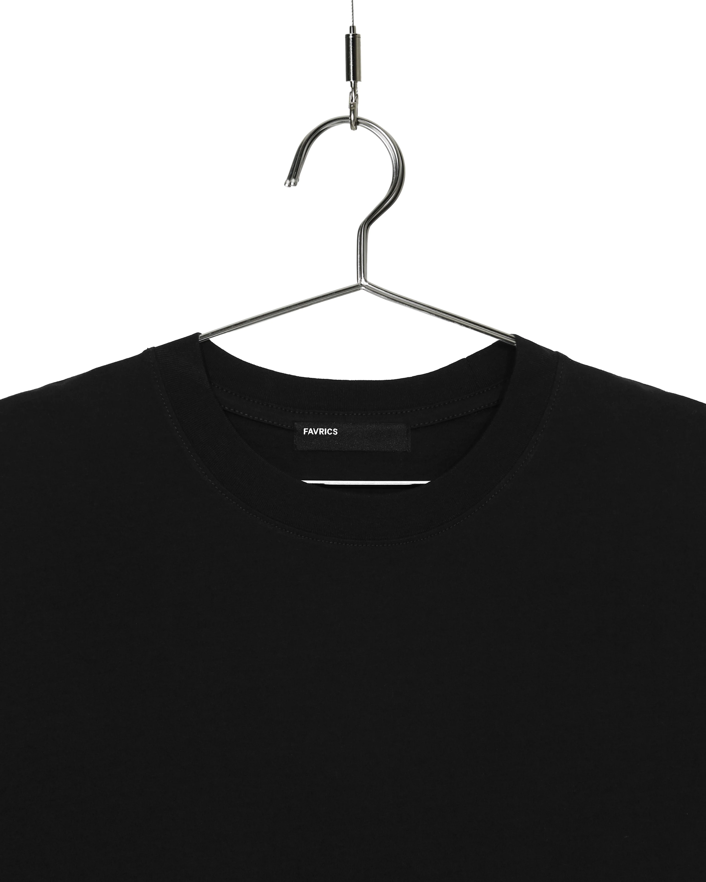 Black Silket Finished Cotton Everyday T-Shirt