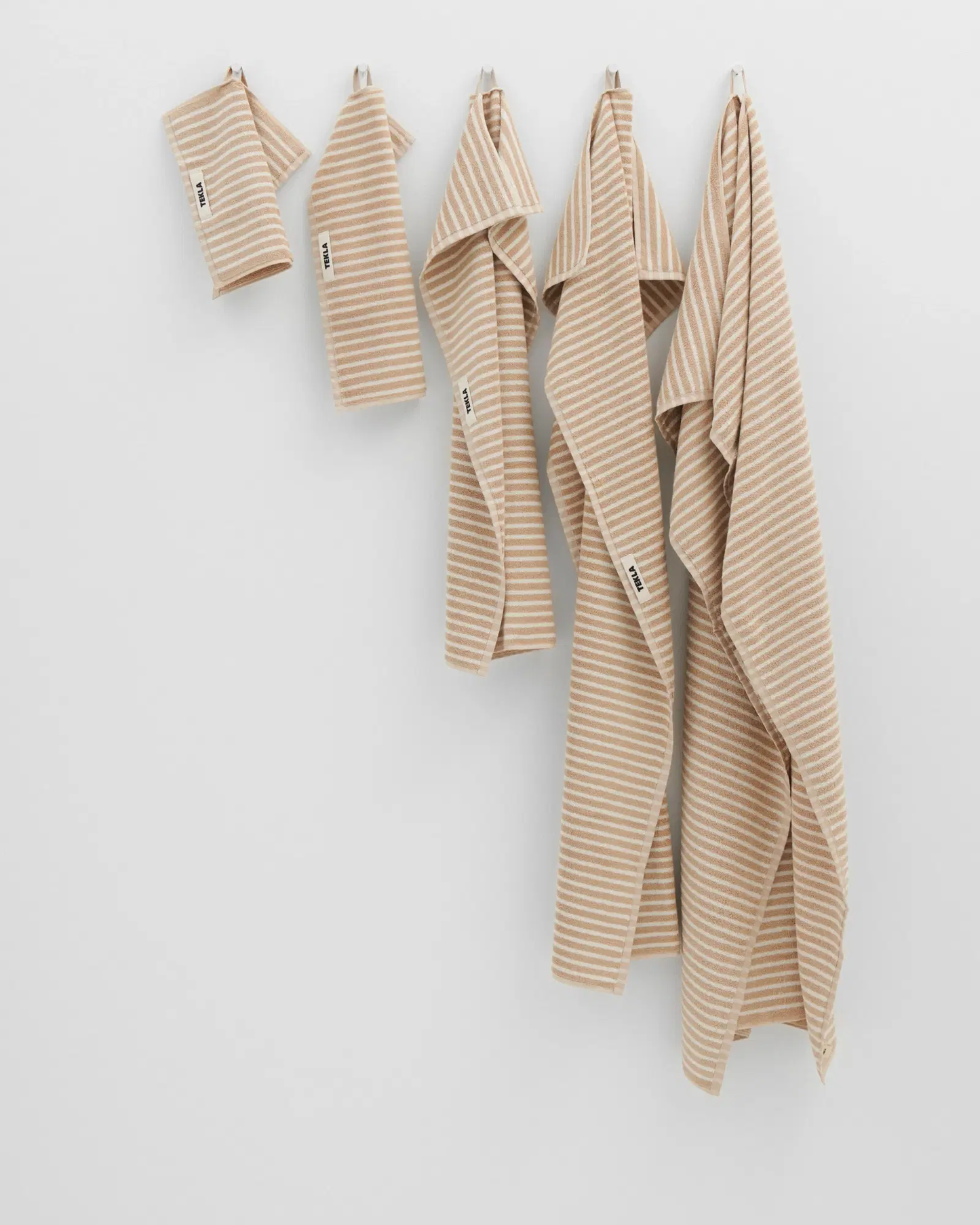 Ivory Stripes Terry Towel