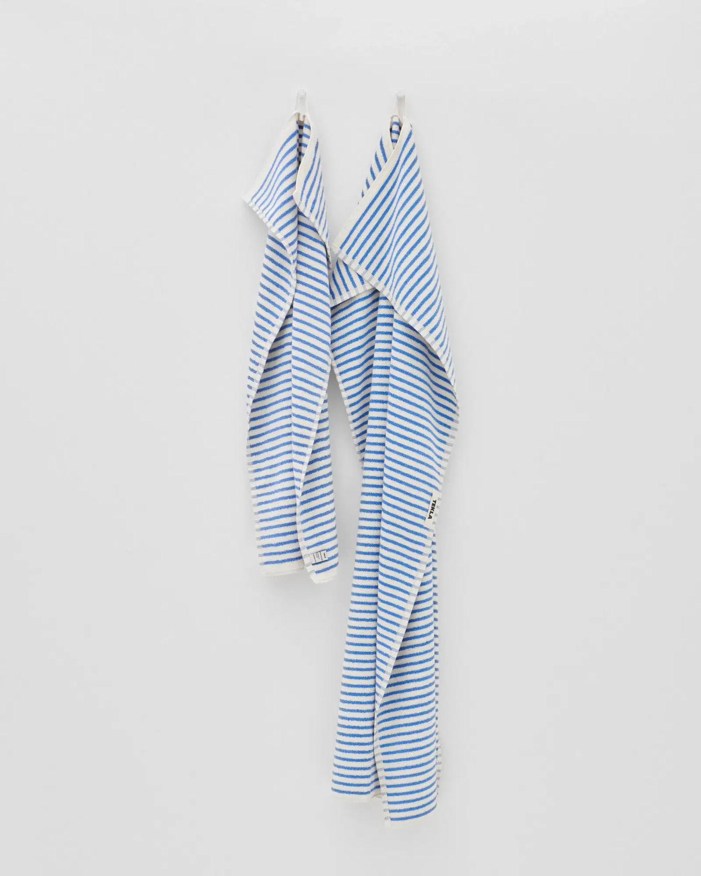 Costal Blue Stripes Terry Towel