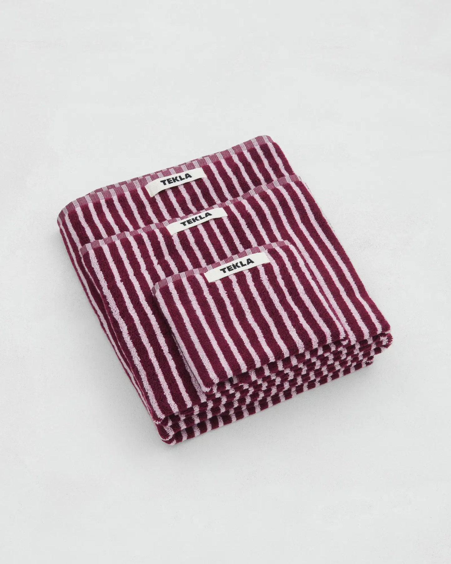 Red & Rose Terry Towel