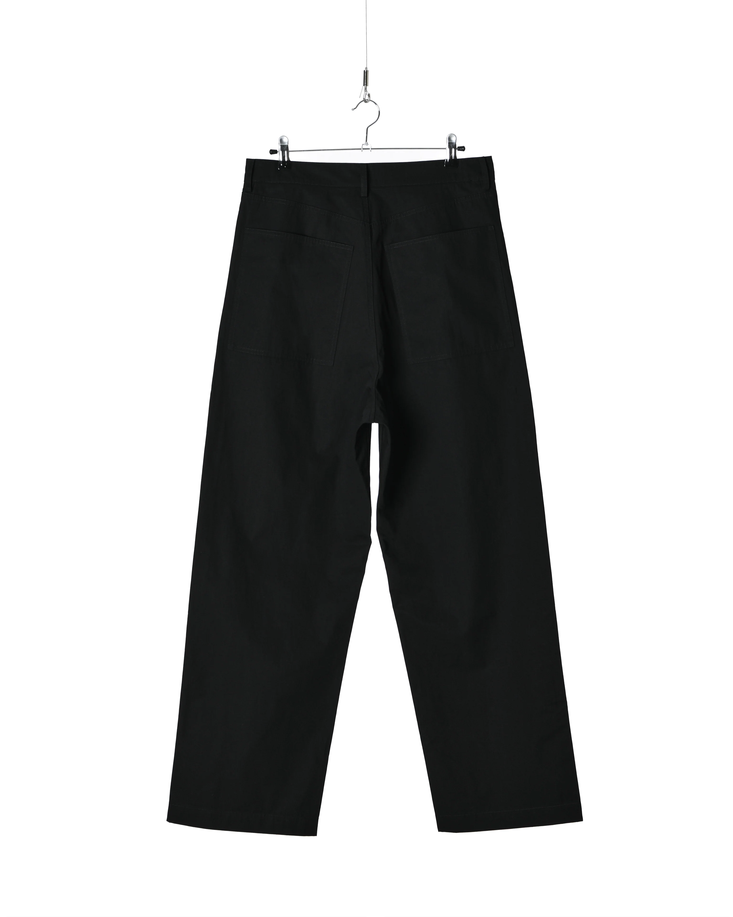 Black All Weather 5 Pocket Wide Leg Pants
