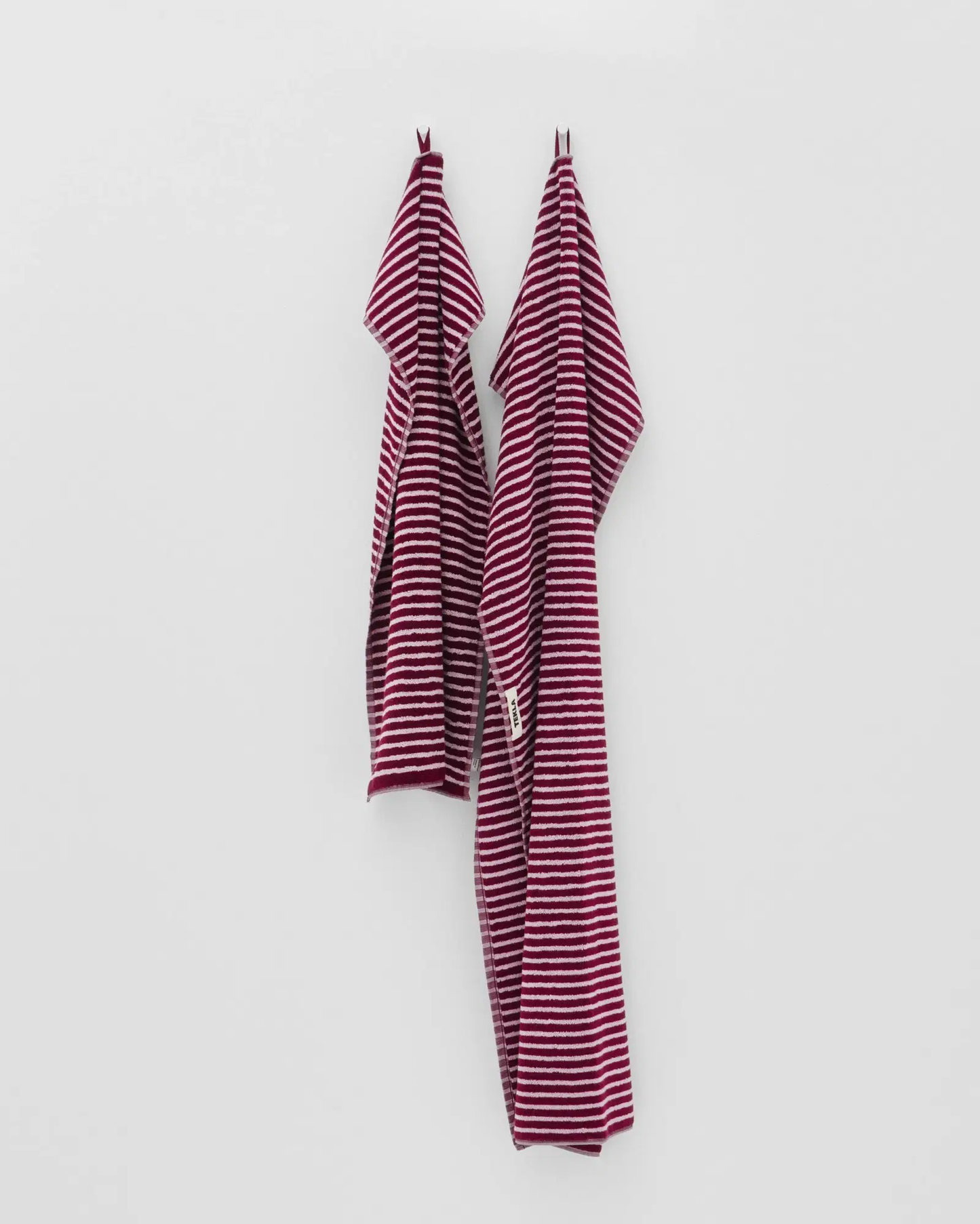 Red & Rose Terry Towel