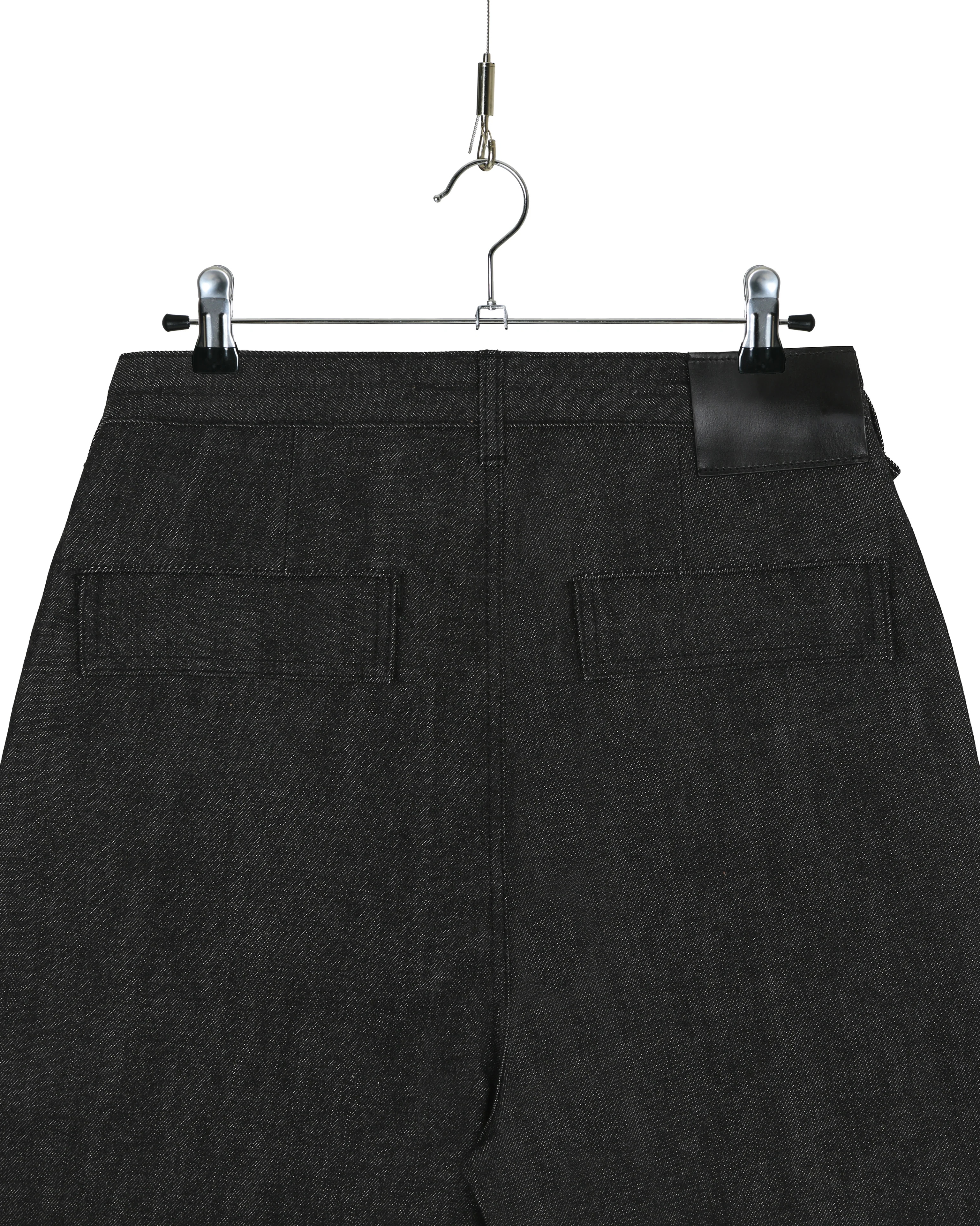One Black Japanese Selvedge Utility Chino Pants
