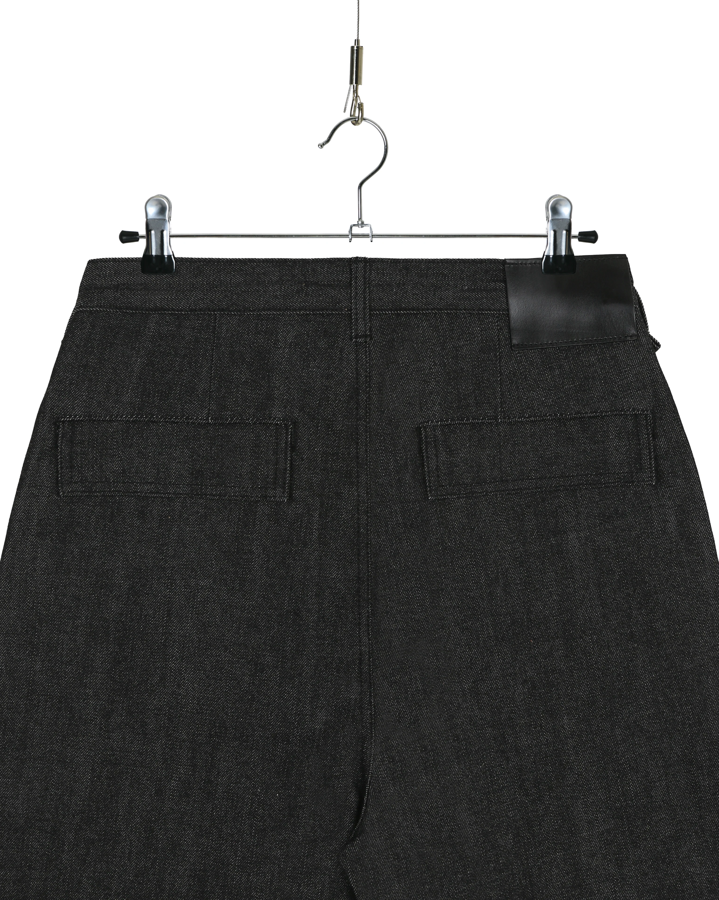 One Black Japanese Selvedge Utility Chino Pants