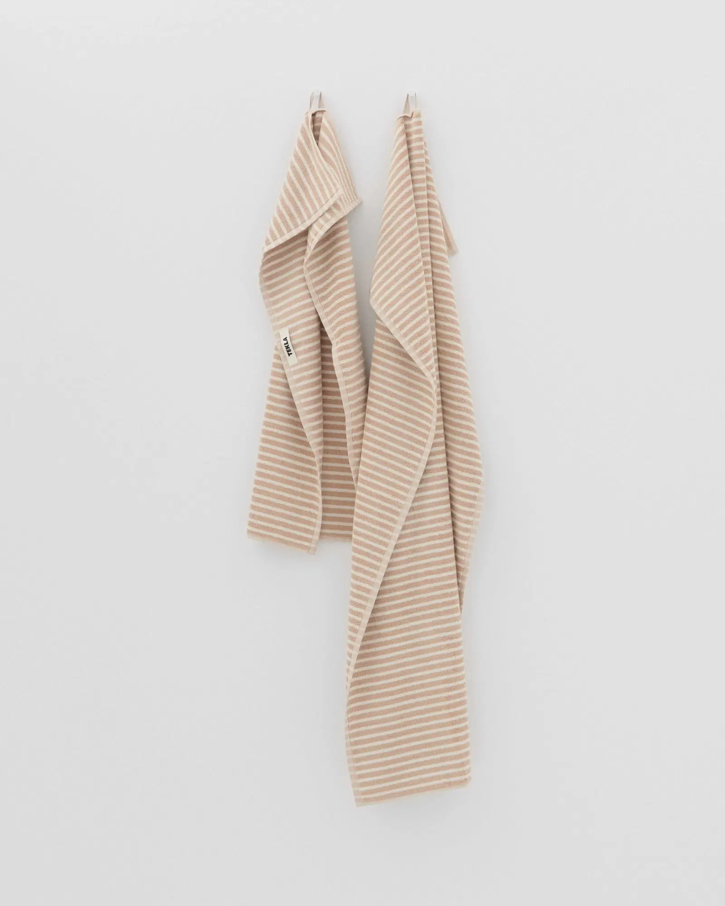 Ivory Stripes Terry Towel